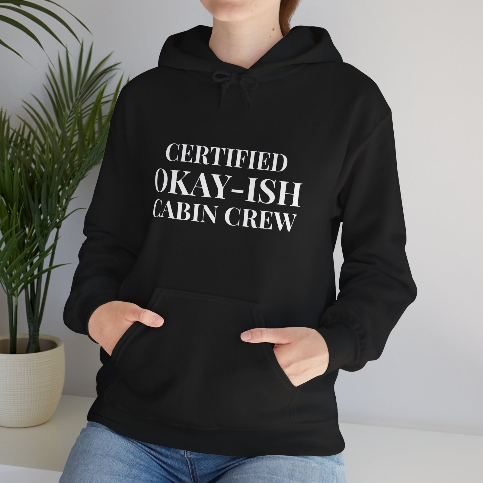 Certified Okay-ish Cabin Crew - Pullover Hoodie