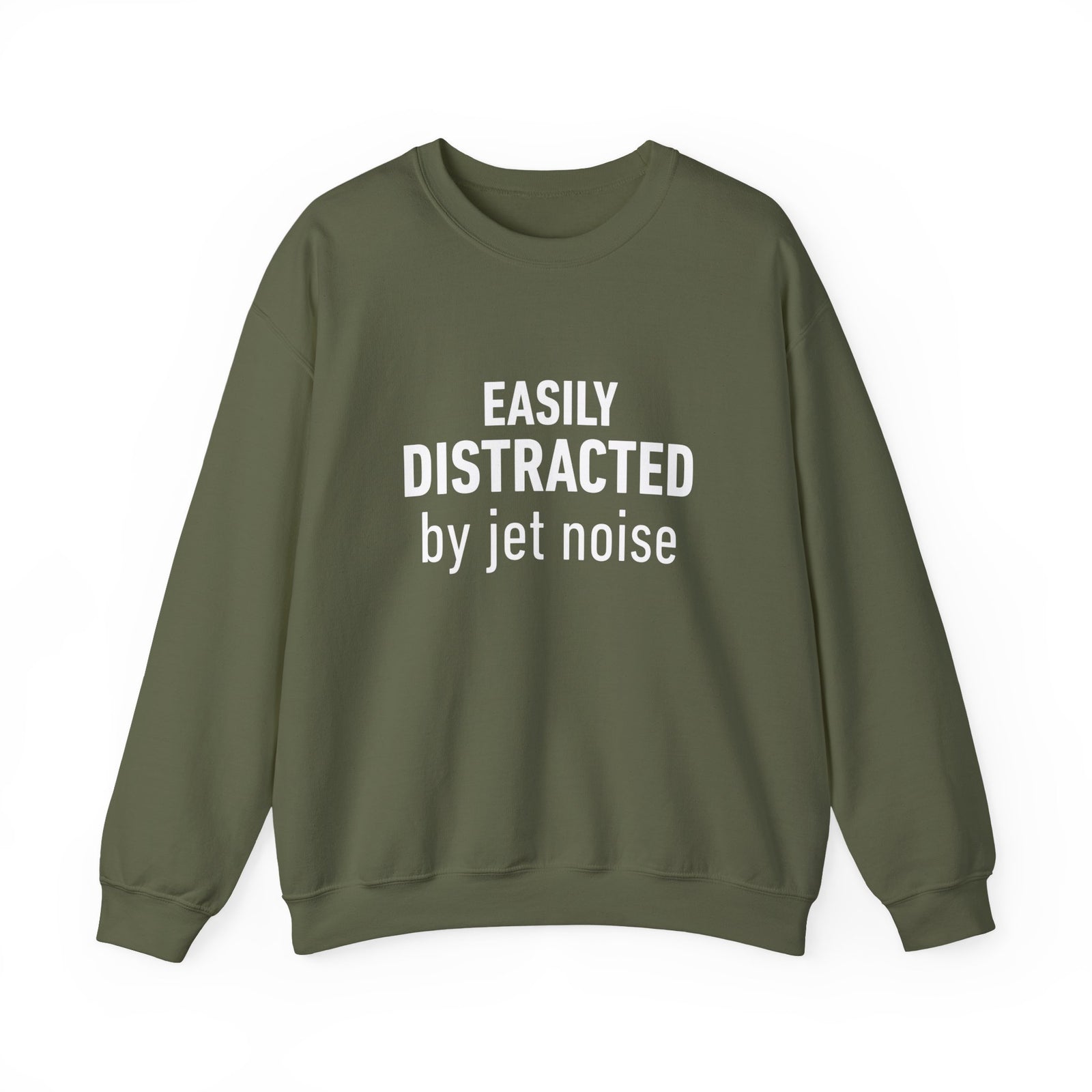 Easily Distracted by Jet Noise -  Crewneck Sweatshirt