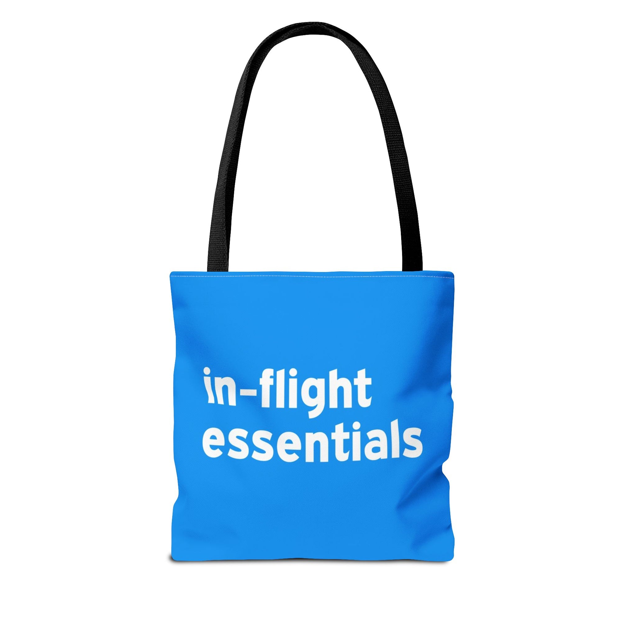 In Flight Essentials Tote Bag — Printed Green Travel Tote