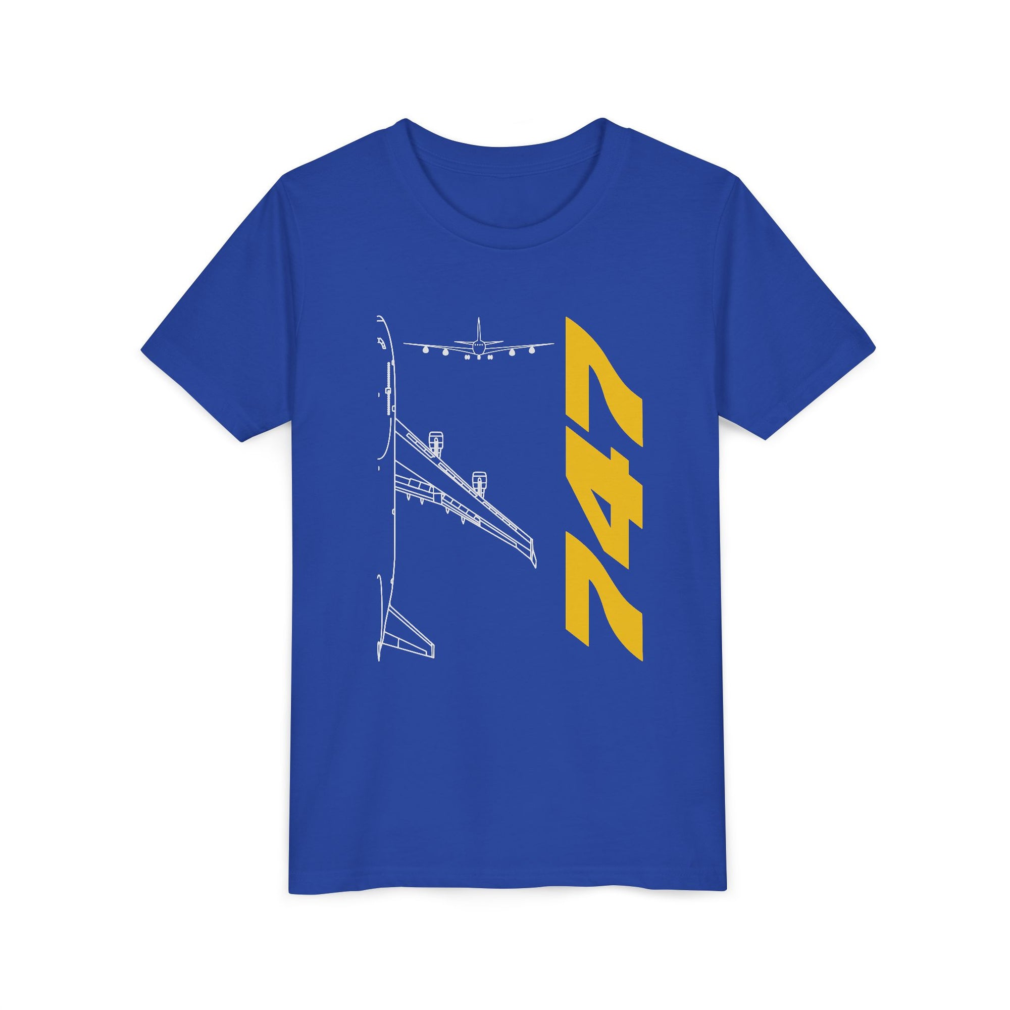Boeing 747 - Unisex Youth Short Sleeve Tee