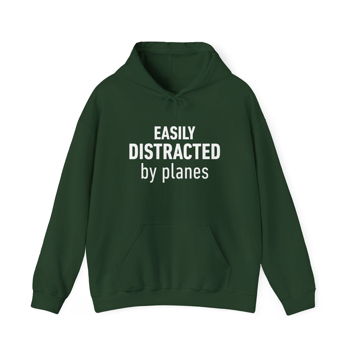 Easily Distracted by Planes - Pullover Hoodie