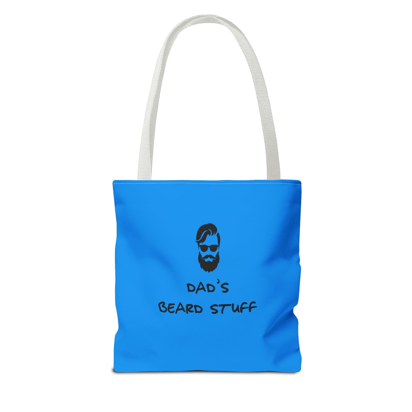 Dads Beard Stuff Tote Bag — Printed Green Travel Tote