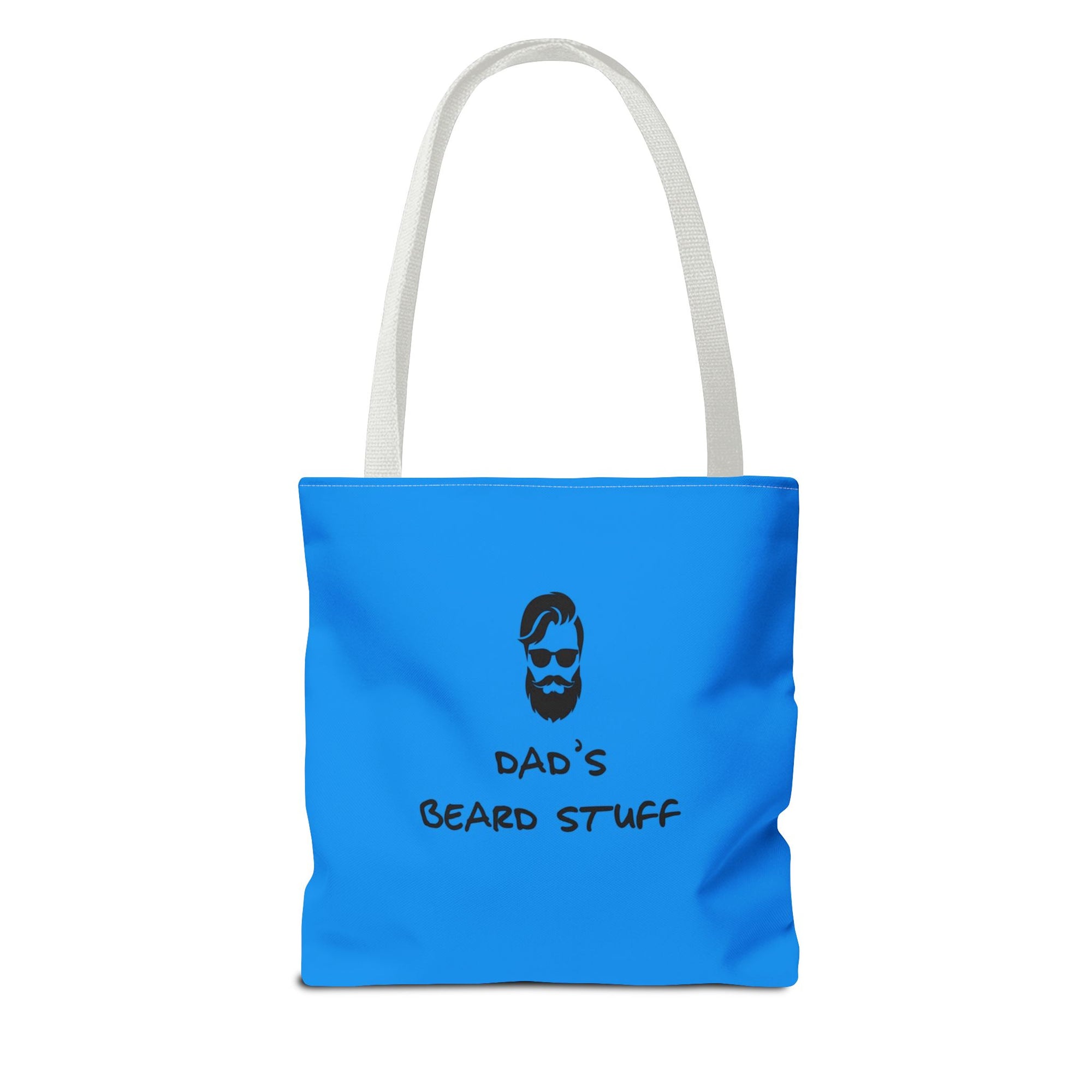 Dads Beard Stuff Tote Bag — Printed Green Travel Tote
