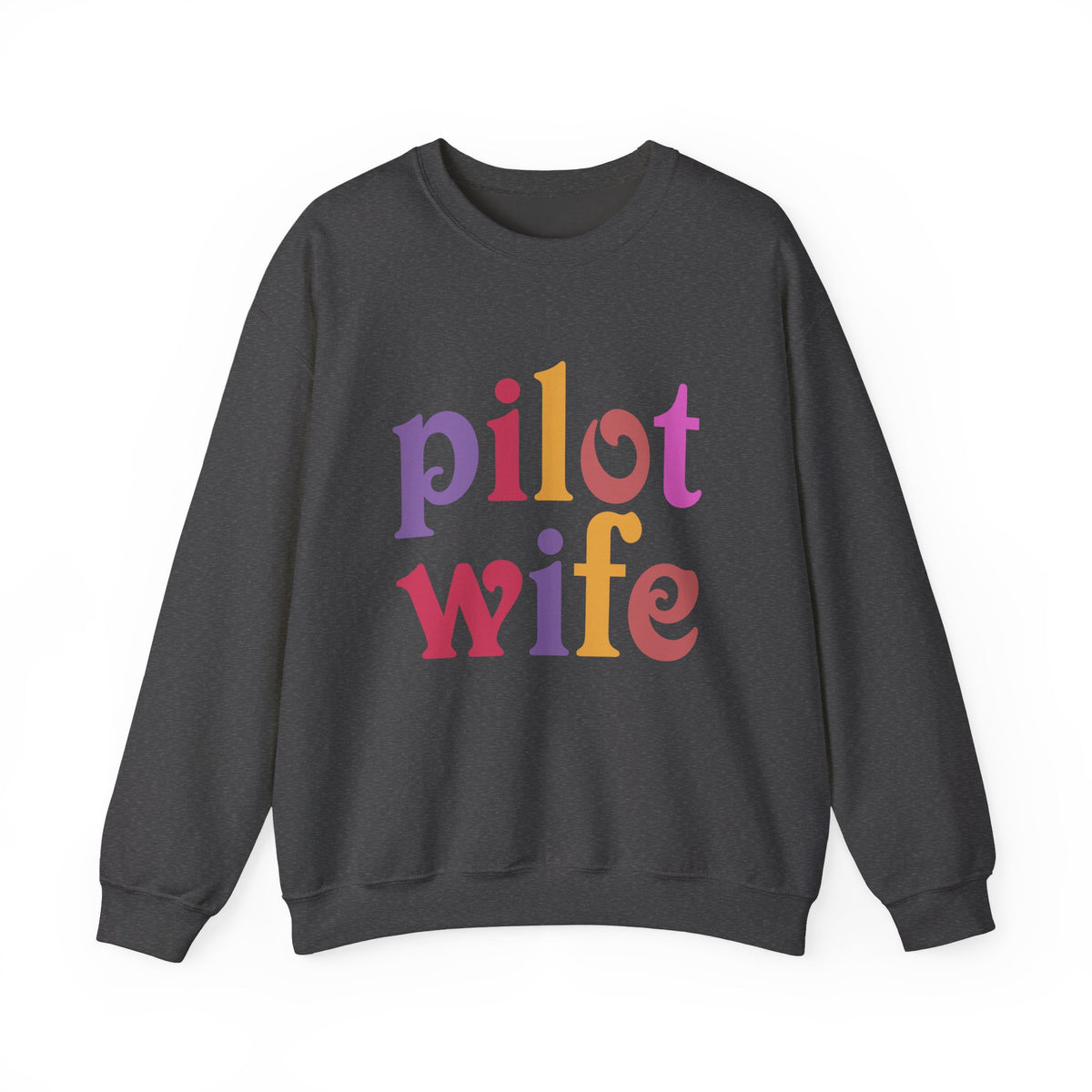 Pilot Wife Crewneck Sweatshirt - Travel Inspiring Cozy Apparel