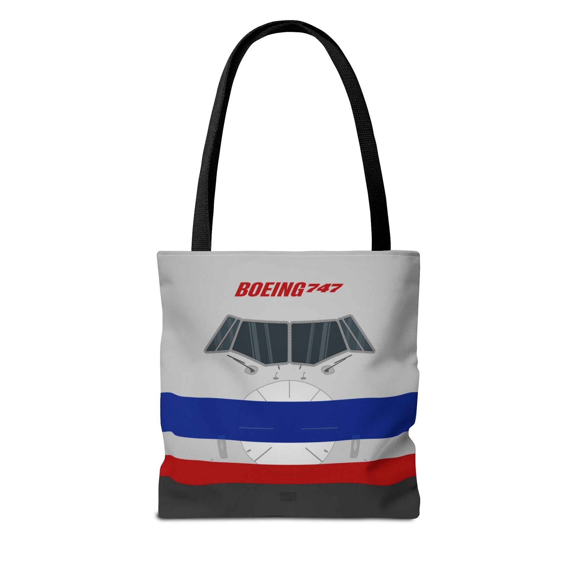 AA 747 Tote Bag — Printed Green Travel Tote