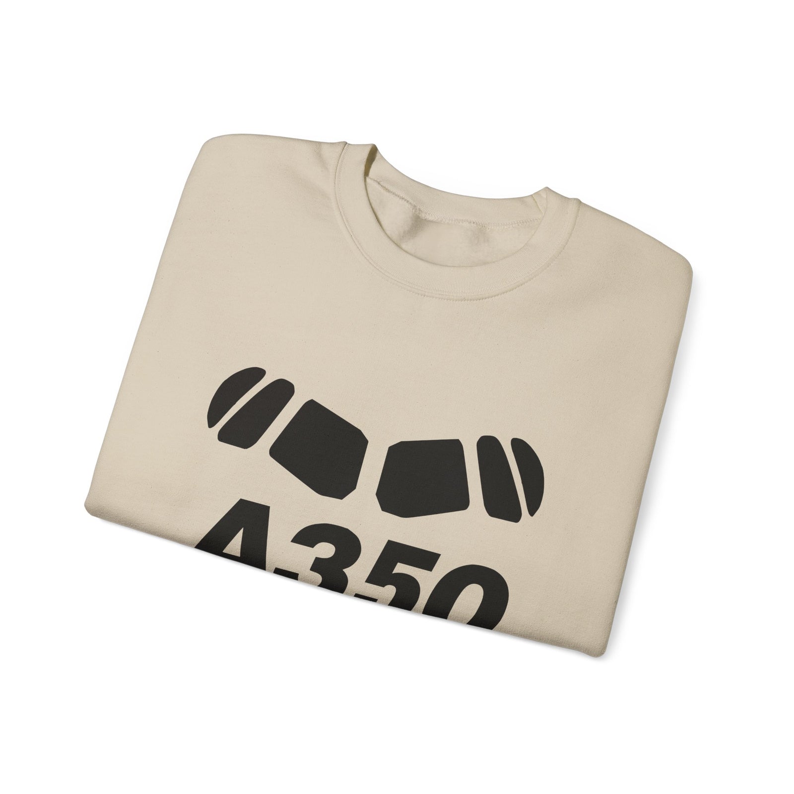Airbus A350 Windshield Crewneck Sweatshirt - Travel Inspiring Cozy Apparel