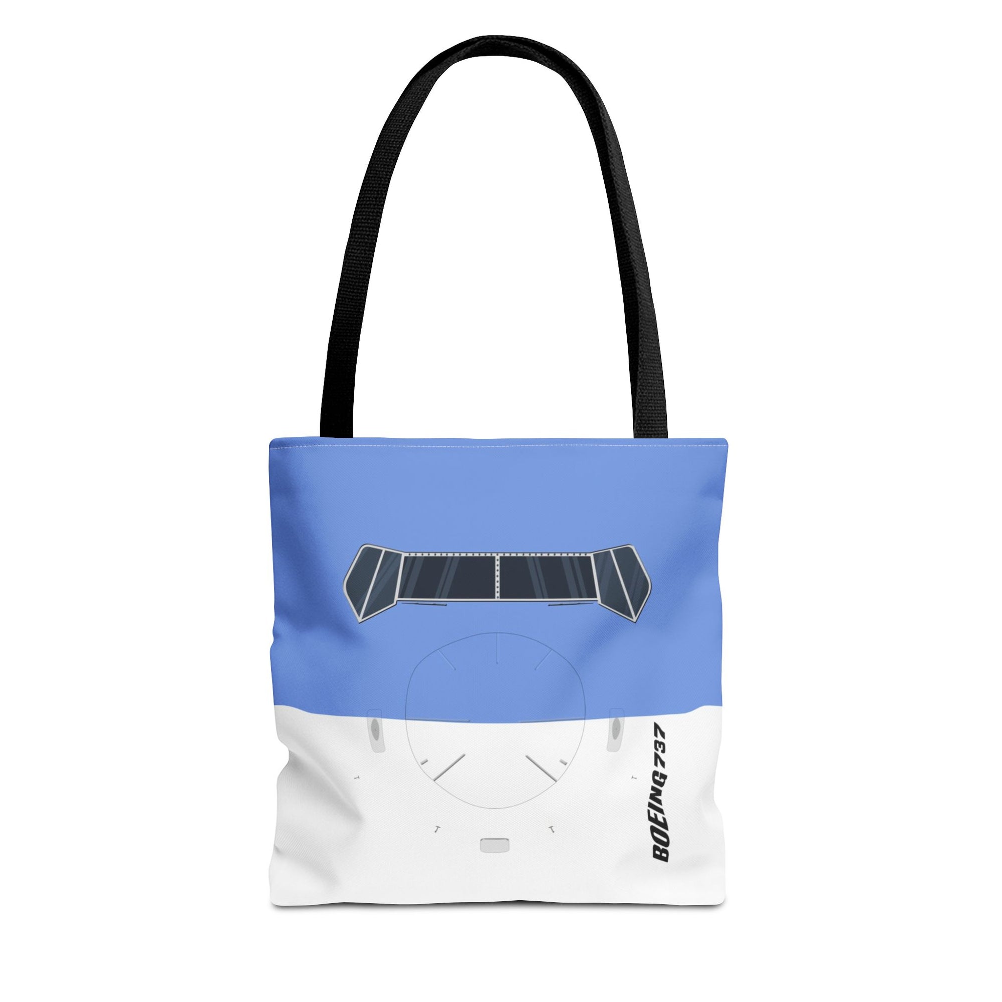 737 Tote Bag — Printed Green Travel Tote