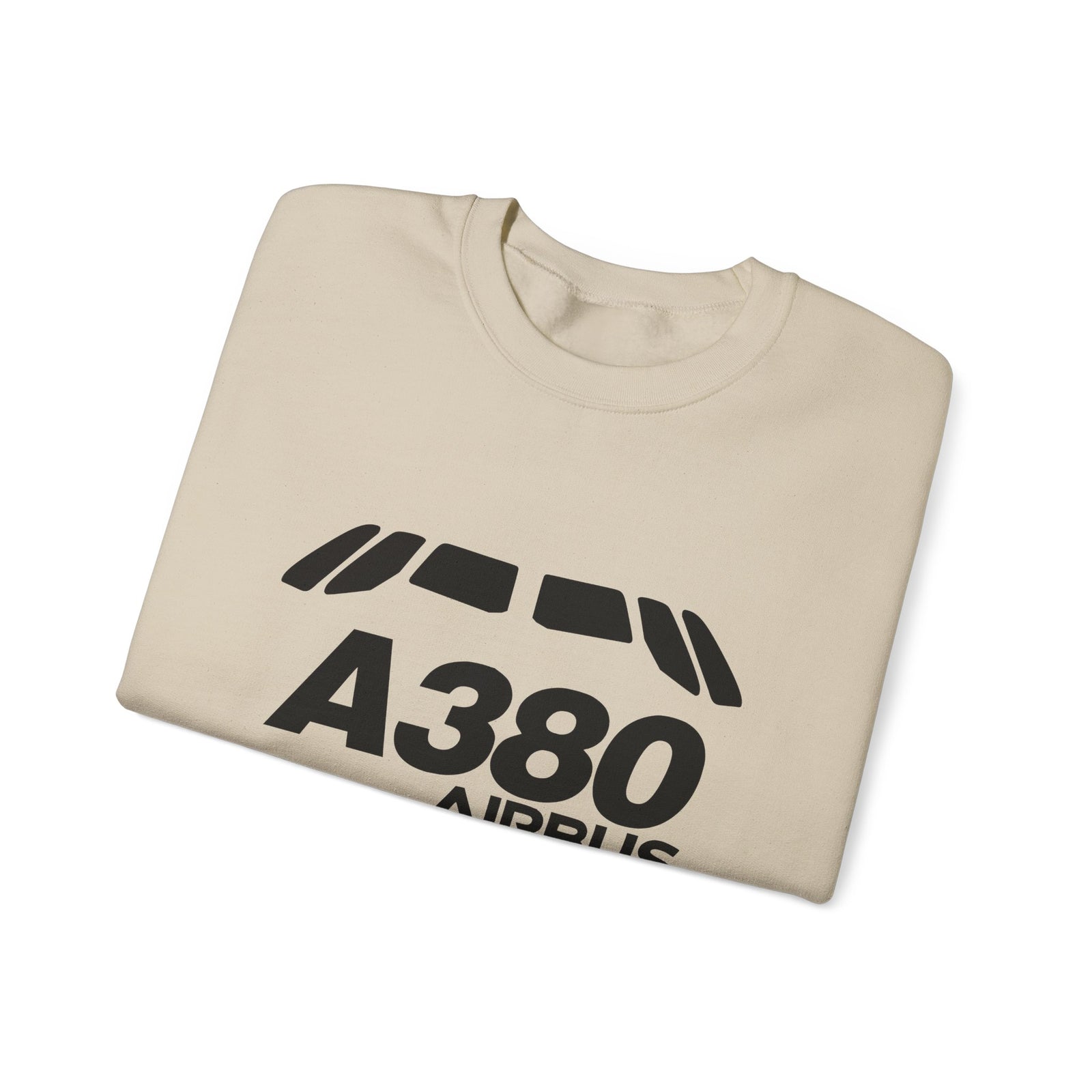 Airbus A380 Windshield Crewneck Sweatshirt - Travel Inspiring Cozy Apparel