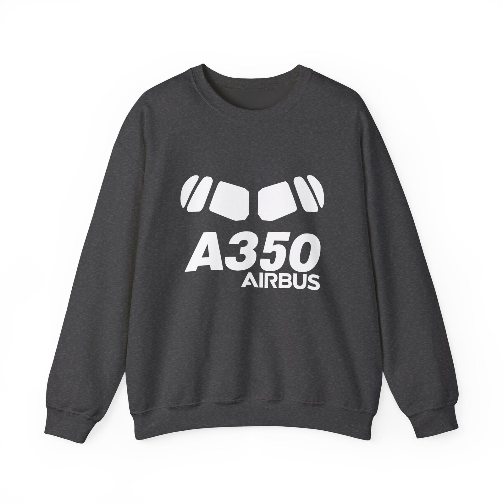 Airbus A350 Windshield Crewneck Sweatshirt - Travel Inspiring Cozy Apparel