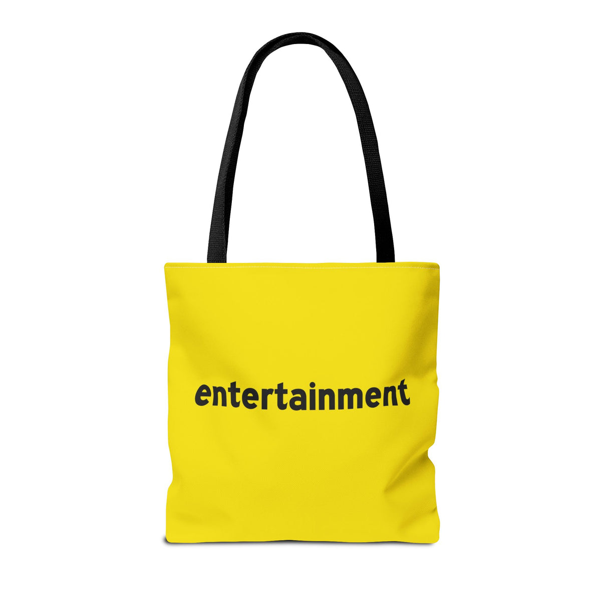Entertainment Tote Bag — Printed Green Travel Tote