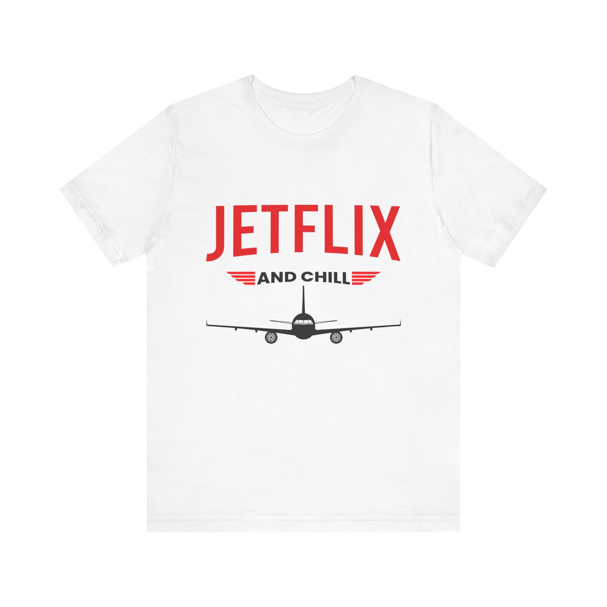 Jetflix And Chill  - Unisex Jersey Tee