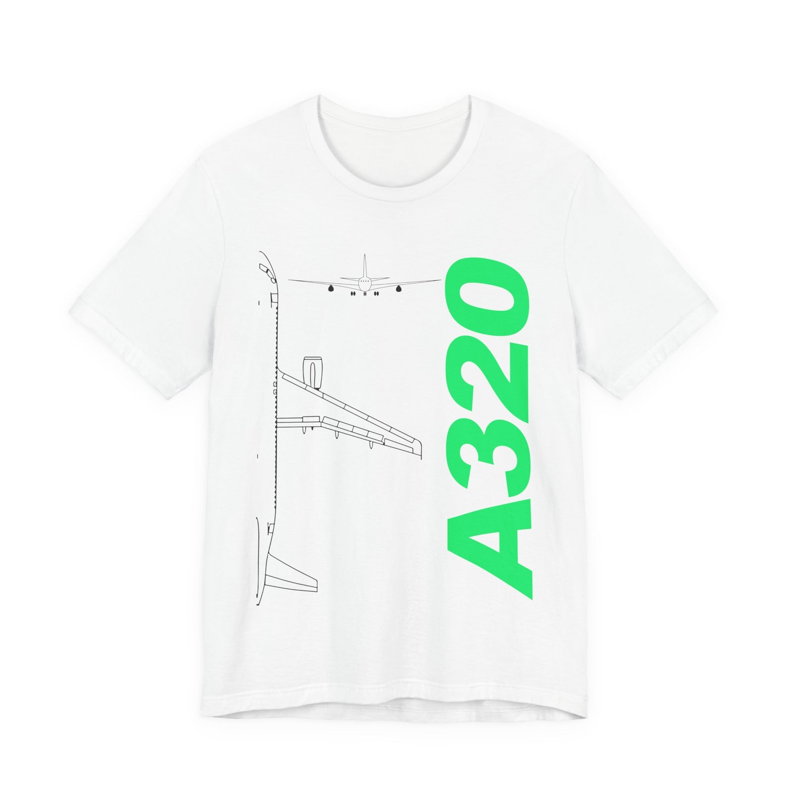 Airbus A320 Unisex Jersey Tee - Perfect for Aviation Enthusiasts