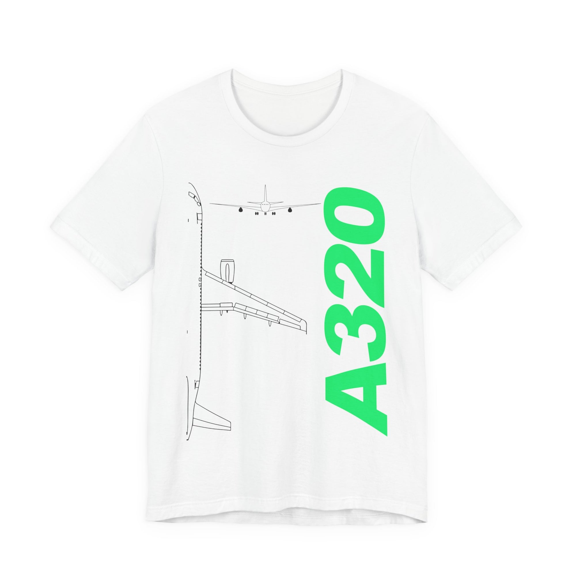 Airbus A320 Unisex Jersey Tee - Perfect for Aviation Enthusiasts