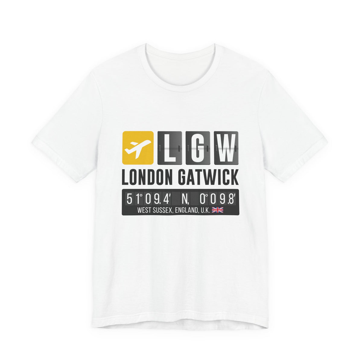 LGW London Gatwick - Unisex Jersey Tee