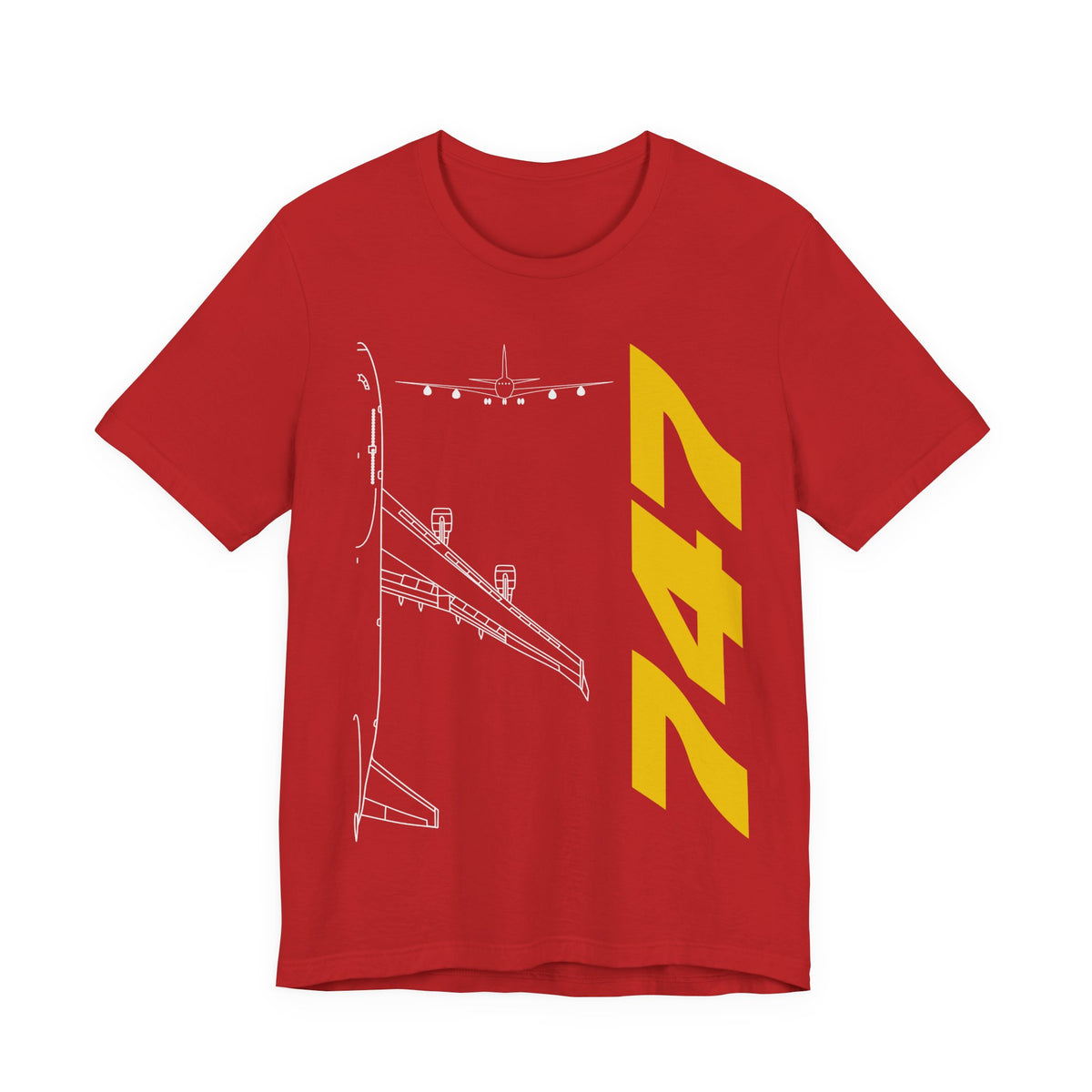 Boeing 747 Unisex Jersey Tee - Perfect for Aviation Enthusiasts