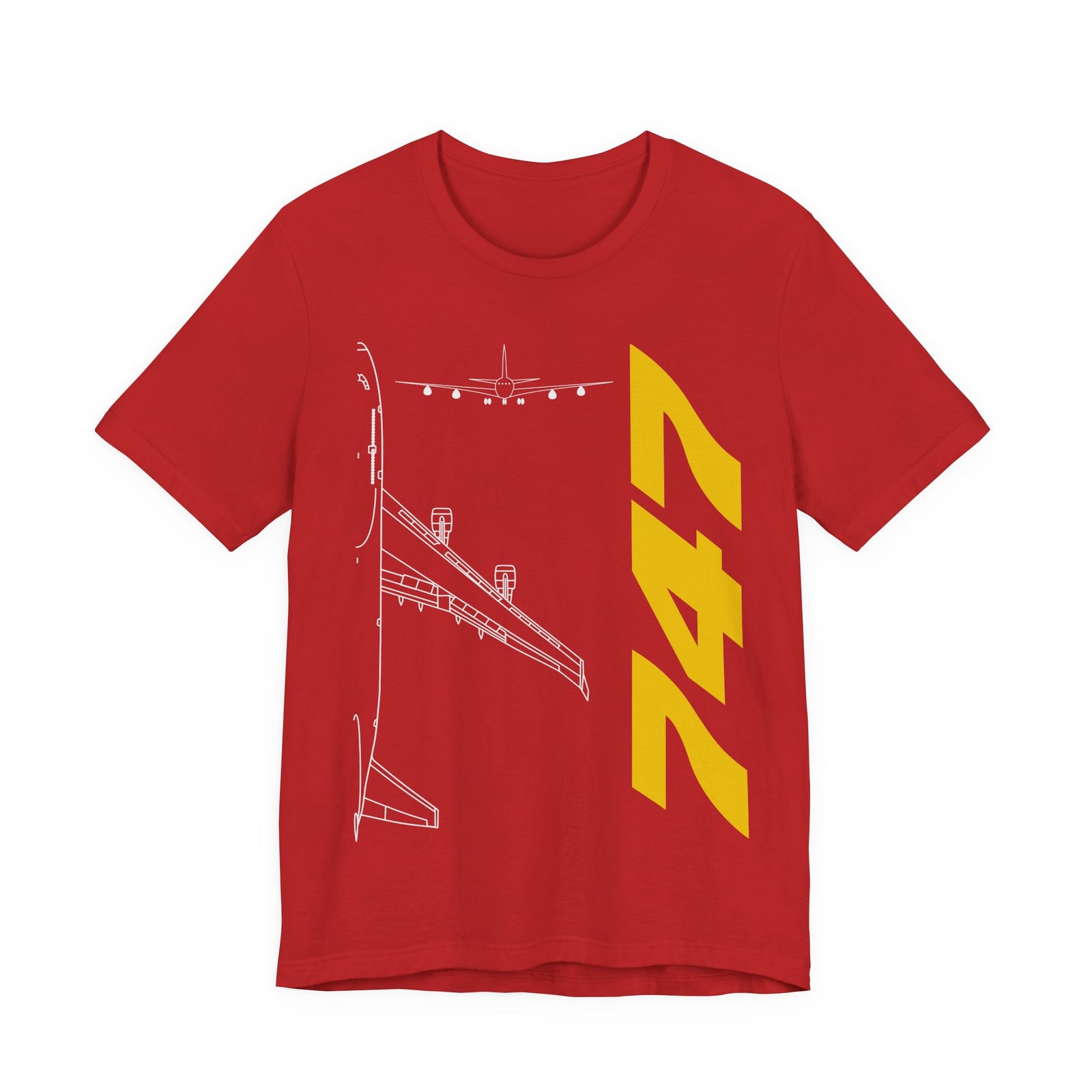 Boeing 747 Unisex Jersey Tee - Perfect for Aviation Enthusiasts