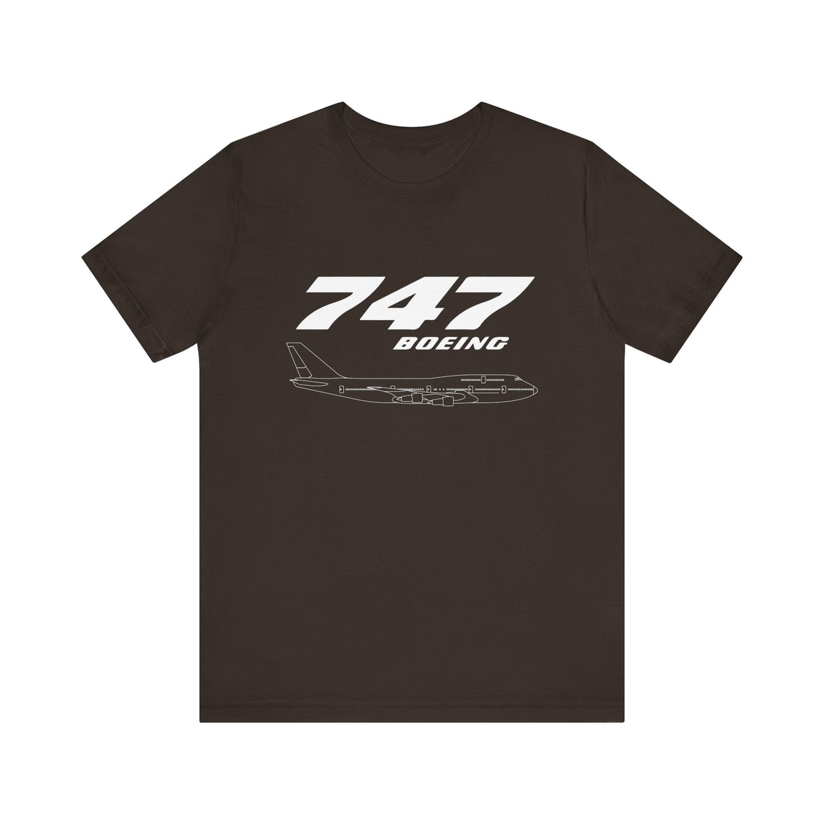 747 Unisex Jersey Tee - Perfect for Aviation Enthusiasts