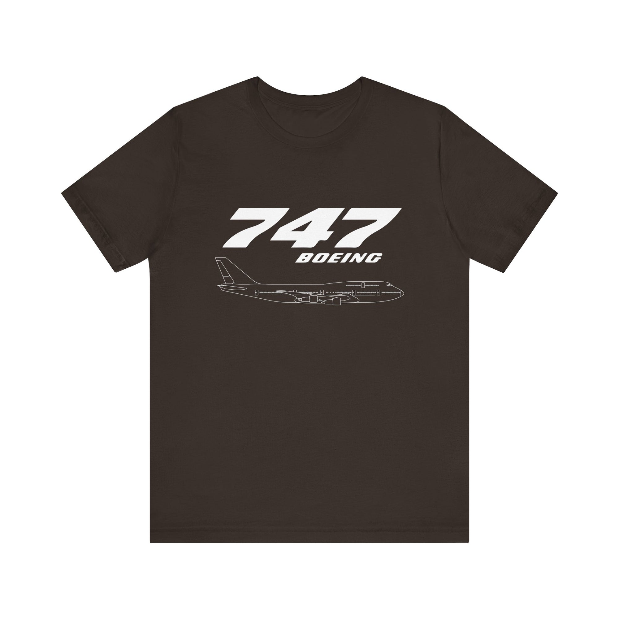 747 Unisex Jersey Tee - Perfect for Aviation Enthusiasts