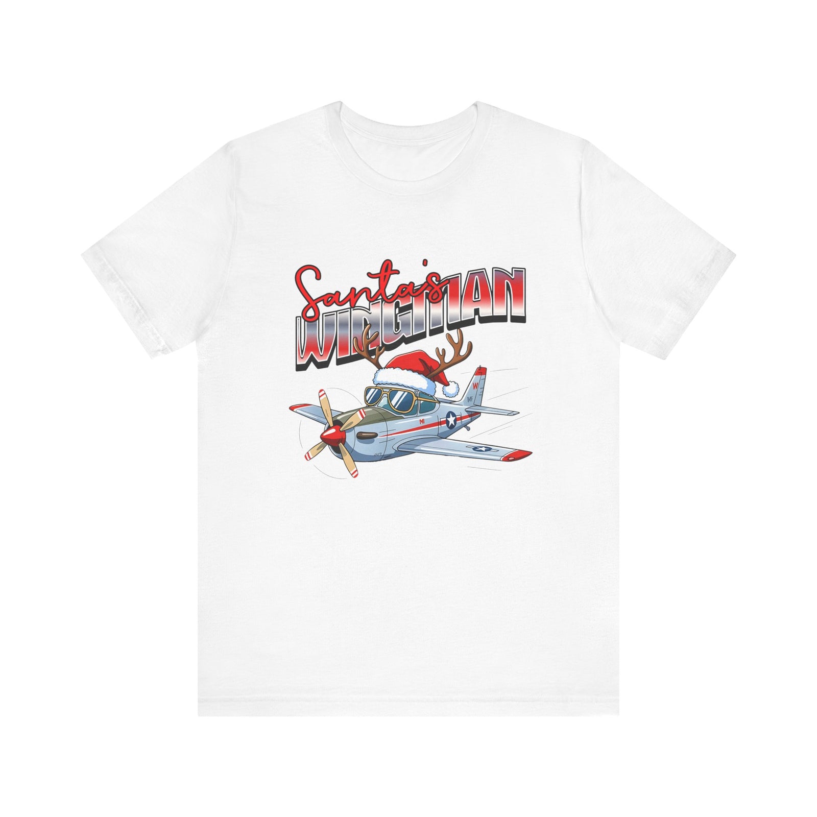 Santa’s wingman Unisex Jersey Tee - Perfect for Aviation Enthusiasts