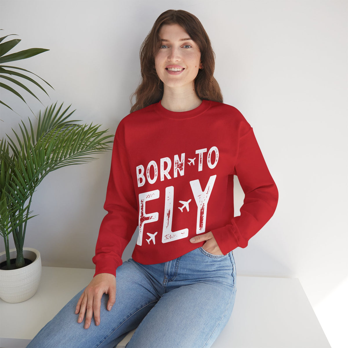 Born To Fly -  Crewneck Sweatshirt
