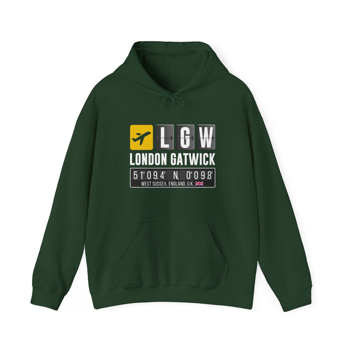 LGW London Gatwick  - Pullover Hoodie