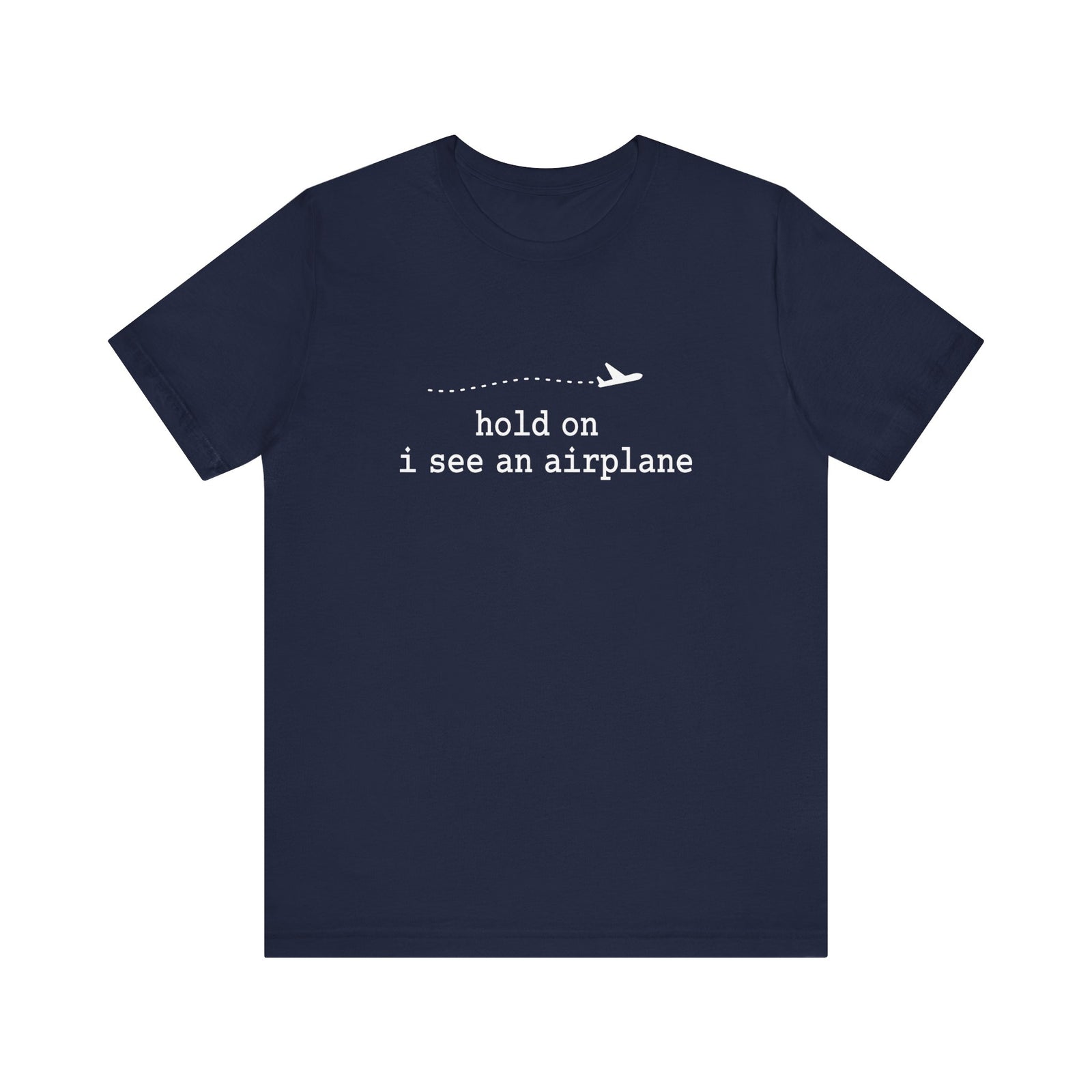 I See An Airplane Unisex Jersey Tee - Perfect for Aviation Enthusiasts