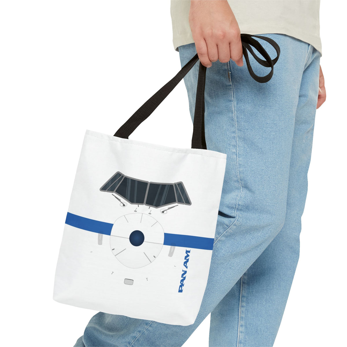 Pan Am Tote Bag — Printed Green Travel Tote