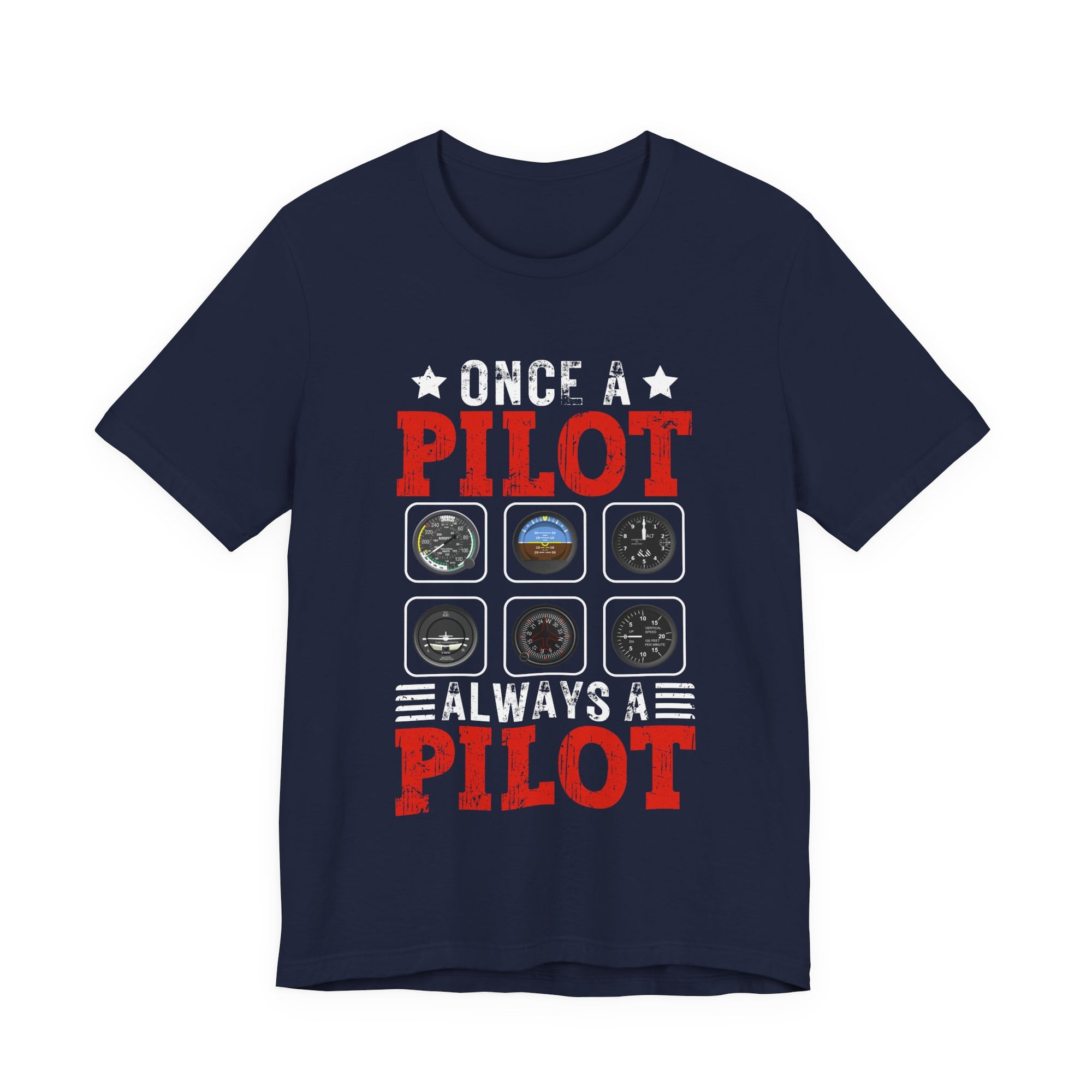 Once A Pilot Always A Pilot - Unisex Jersey Tee