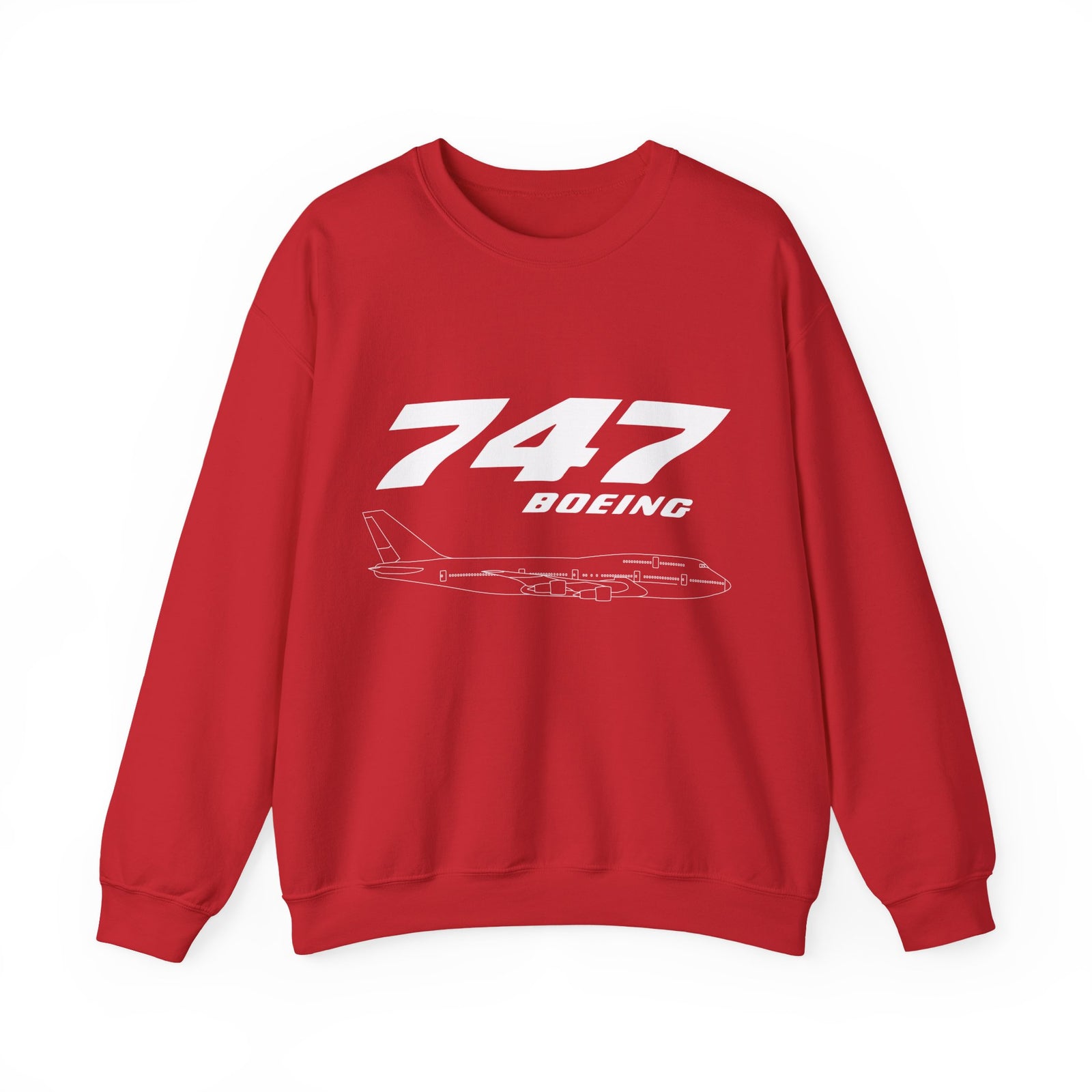 747 Crewneck Sweatshirt - Travel Inspiring Cozy Apparel