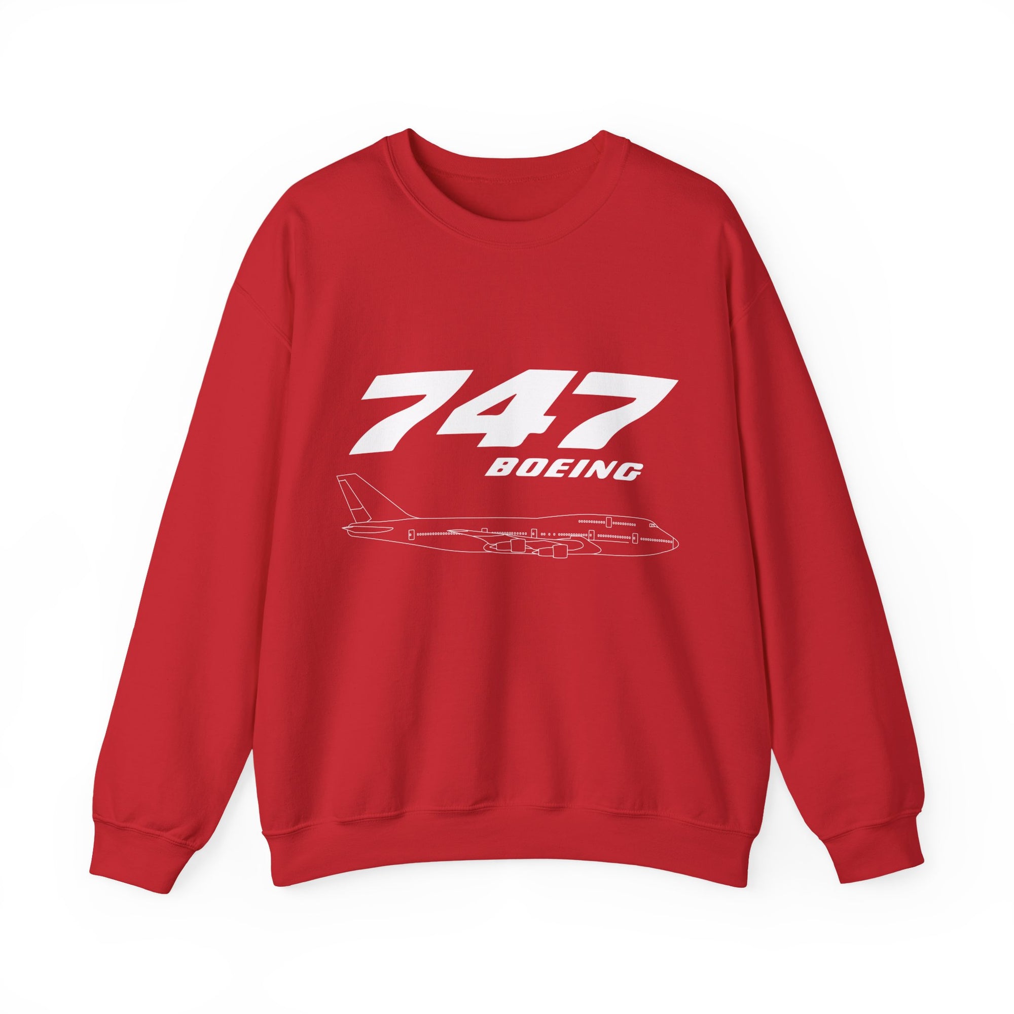 747 Crewneck Sweatshirt - Travel Inspiring Cozy Apparel