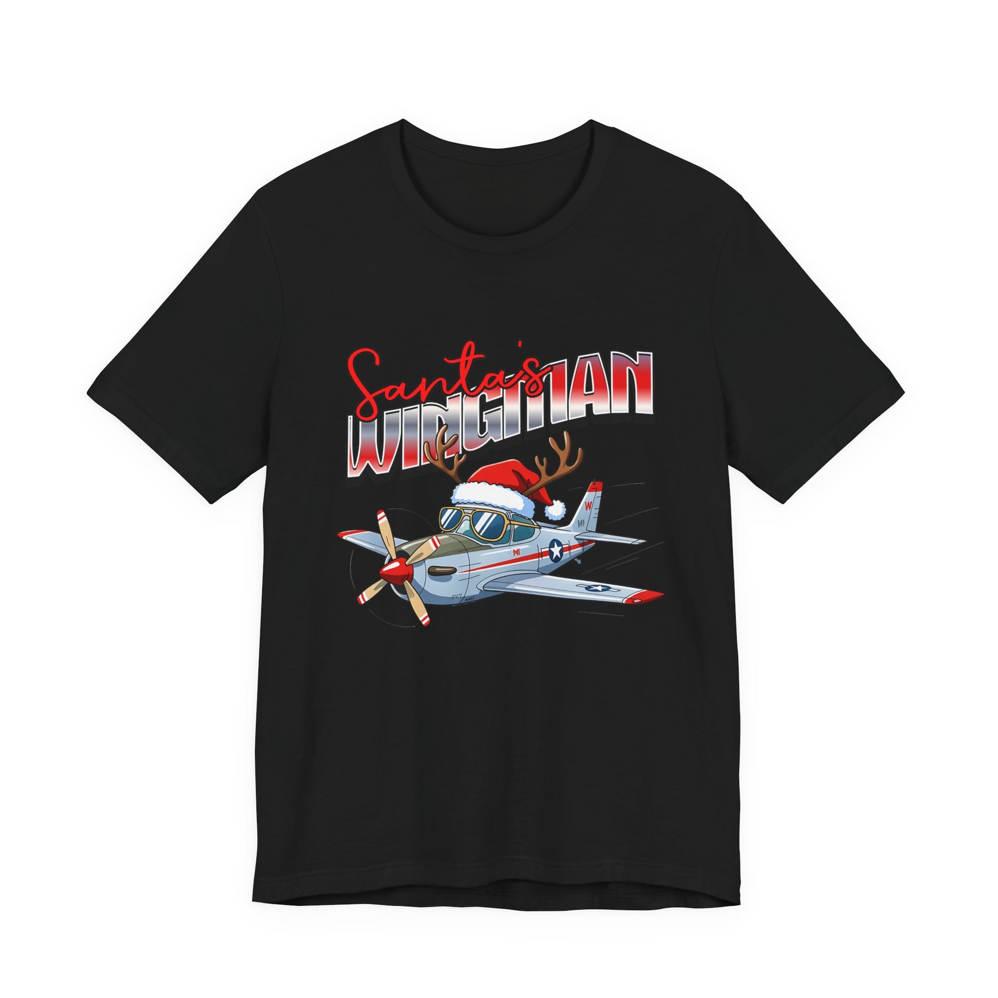 Santa’s wingman Unisex Jersey Tee - Perfect for Aviation Enthusiasts