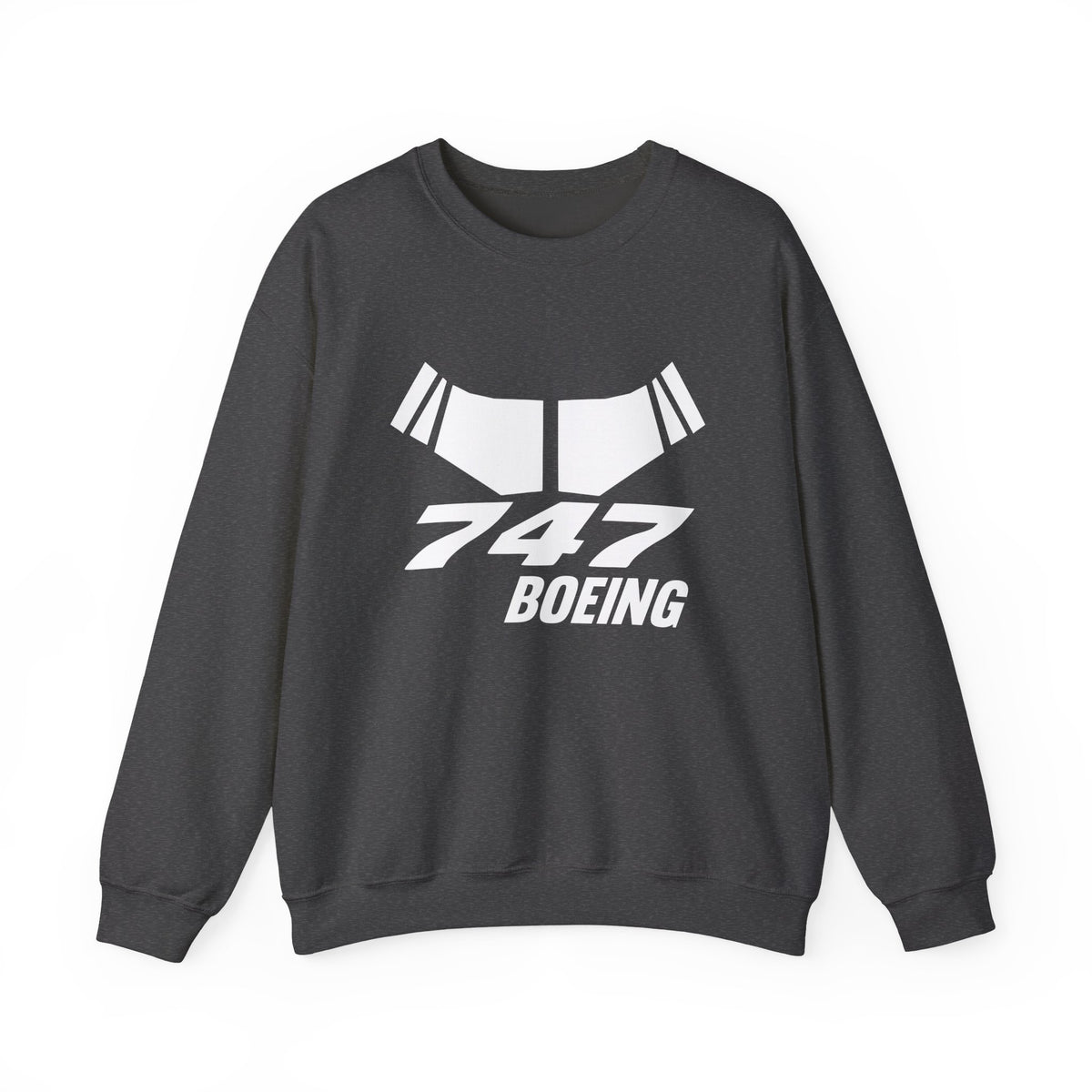 Boeing 747 Windshield Crewneck Sweatshirt - Travel Inspiring Cozy Apparel