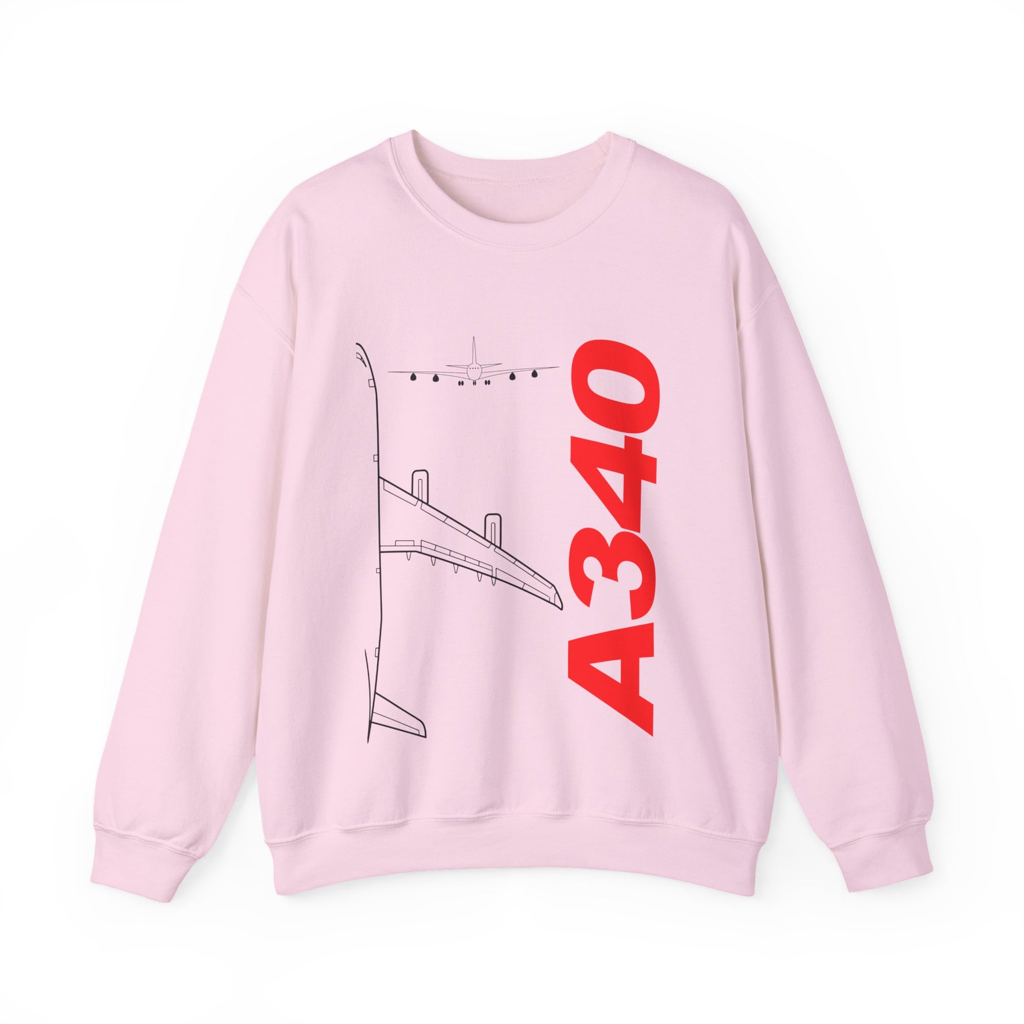 Airbus A340 Crewneck Sweatshirt - Travel Inspiring Cozy Apparel