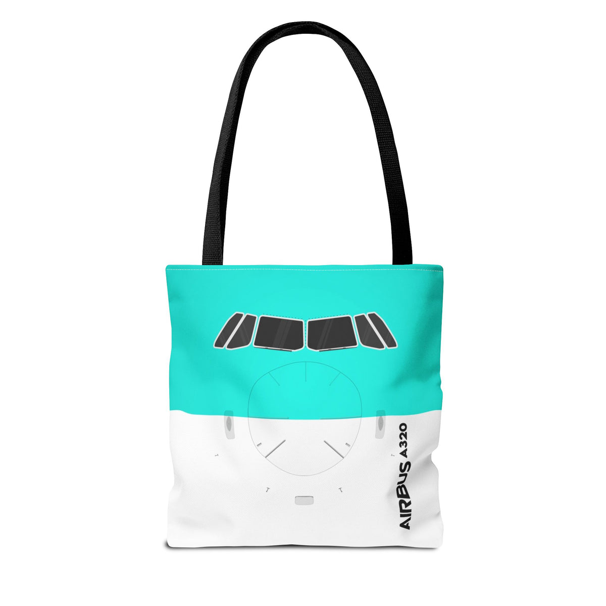 A320 Tote Bag — Printed Green Travel Tote