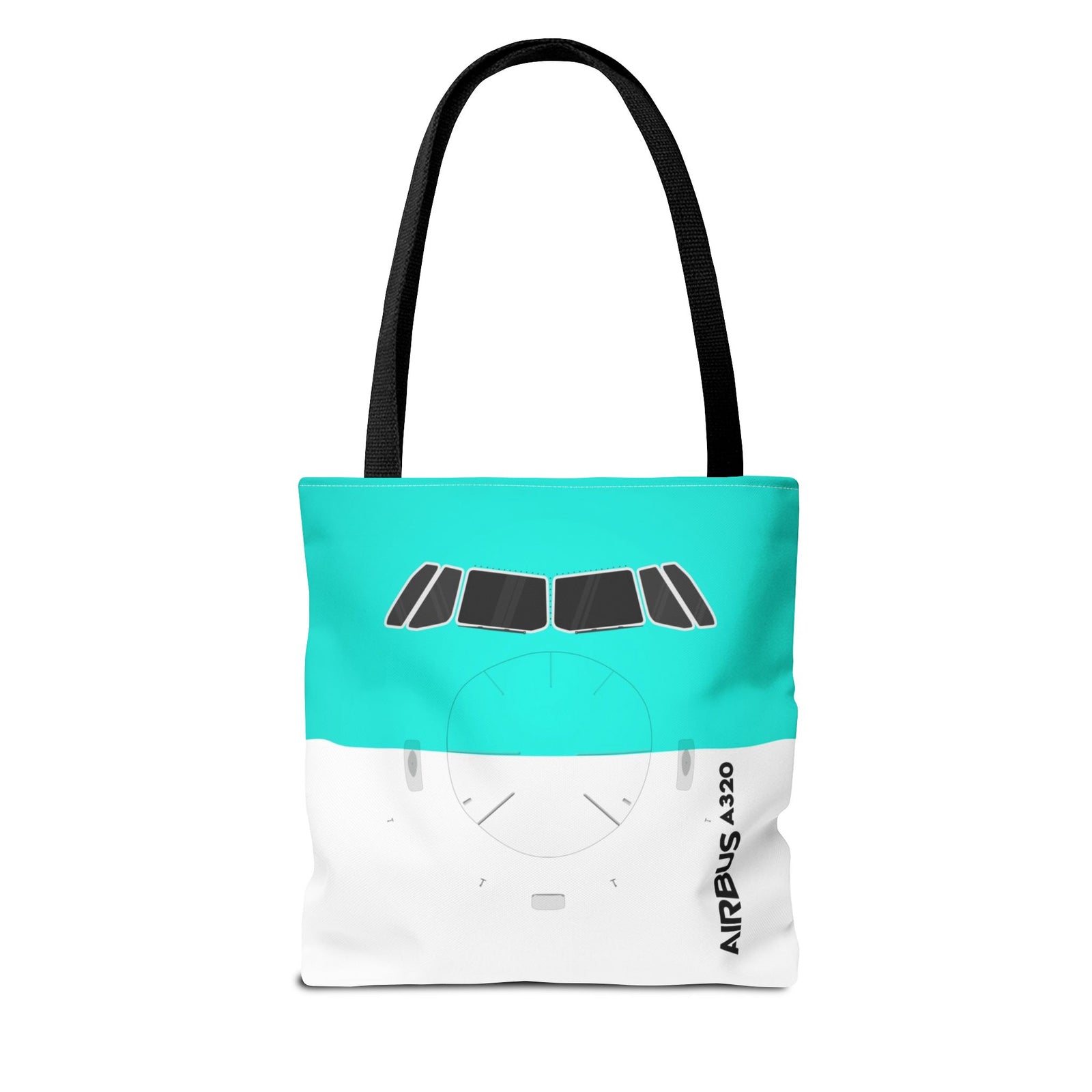 A320 Tote Bag — Printed Green Travel Tote