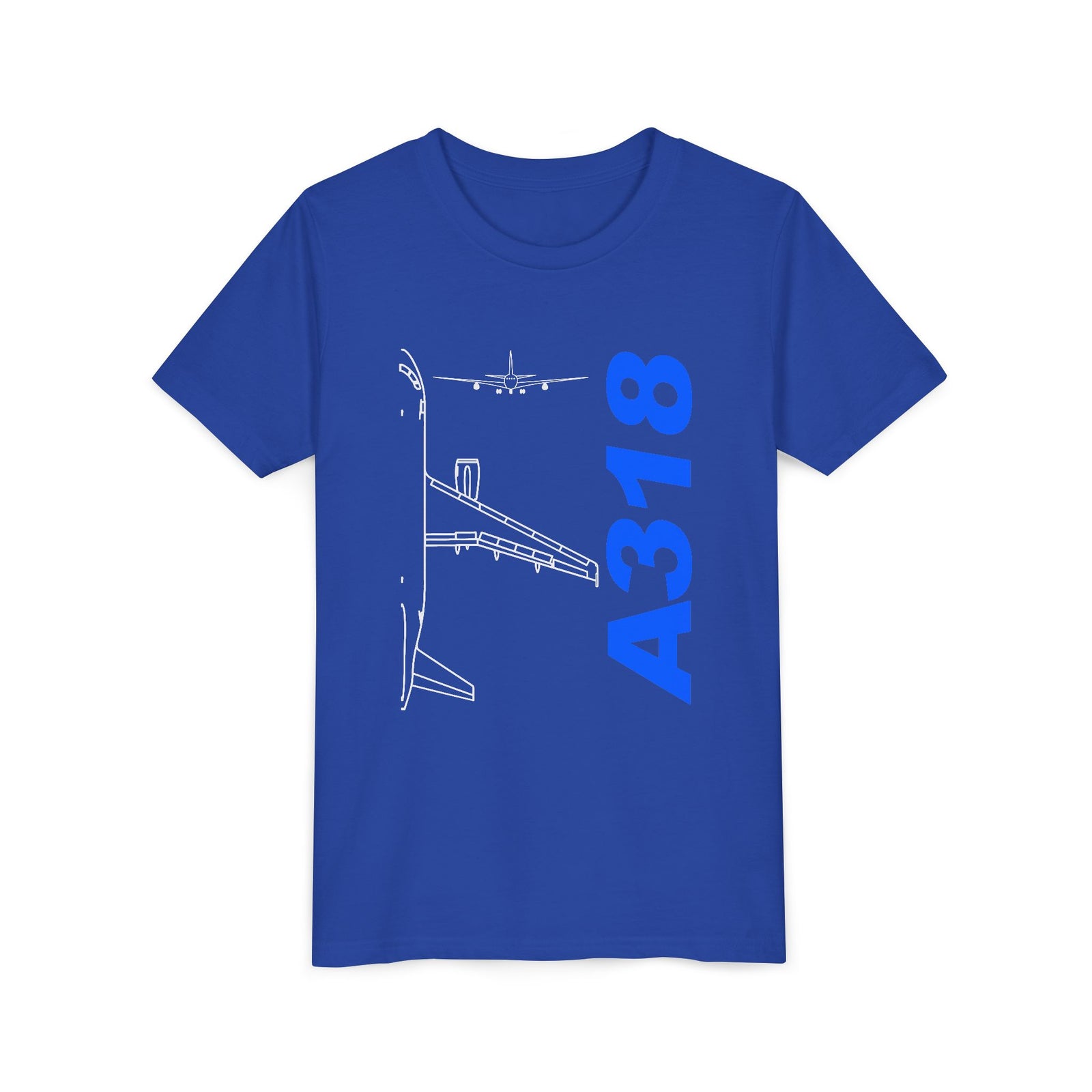 Airbus A318 - Unisex Youth Short Sleeve Tee