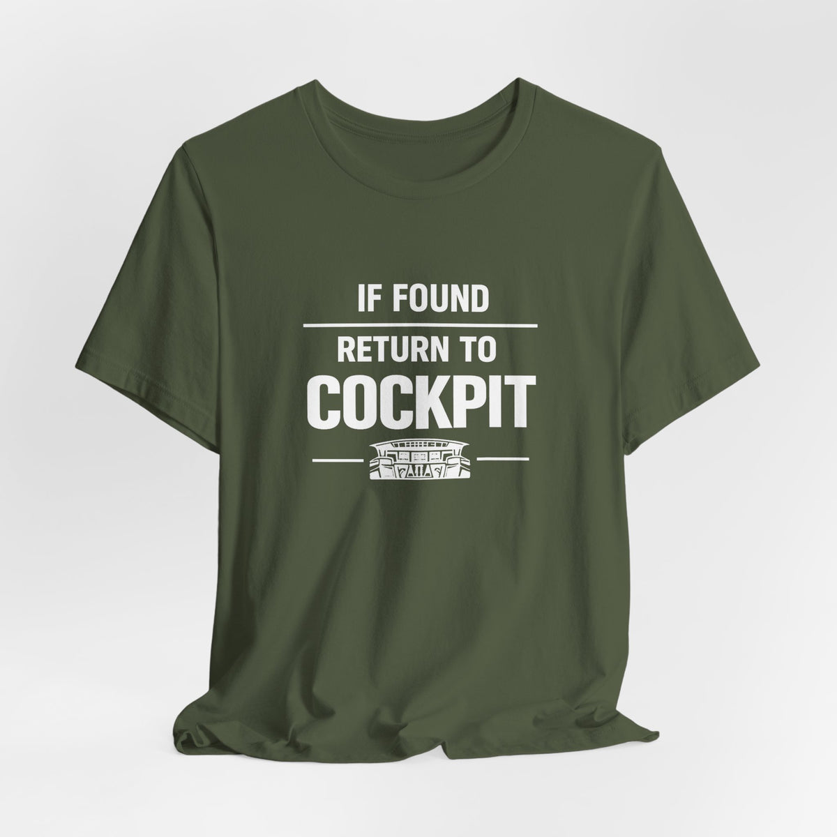 If Found Return to the Cockpit - Unisex Jersey Tee