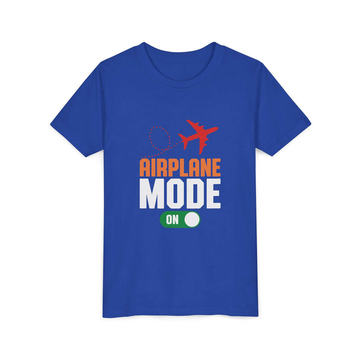 Airplane Mode On - Unisex Youth Short Sleeve Tee