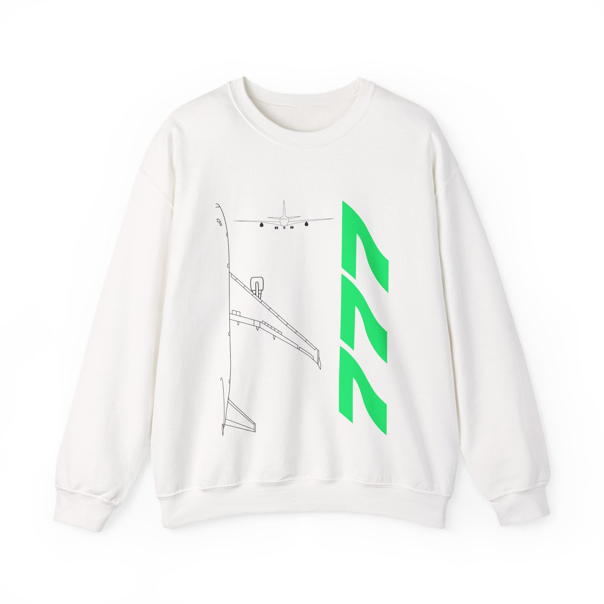 Boeing 777 Crewneck Sweatshirt - Travel Inspiring Cozy Apparel