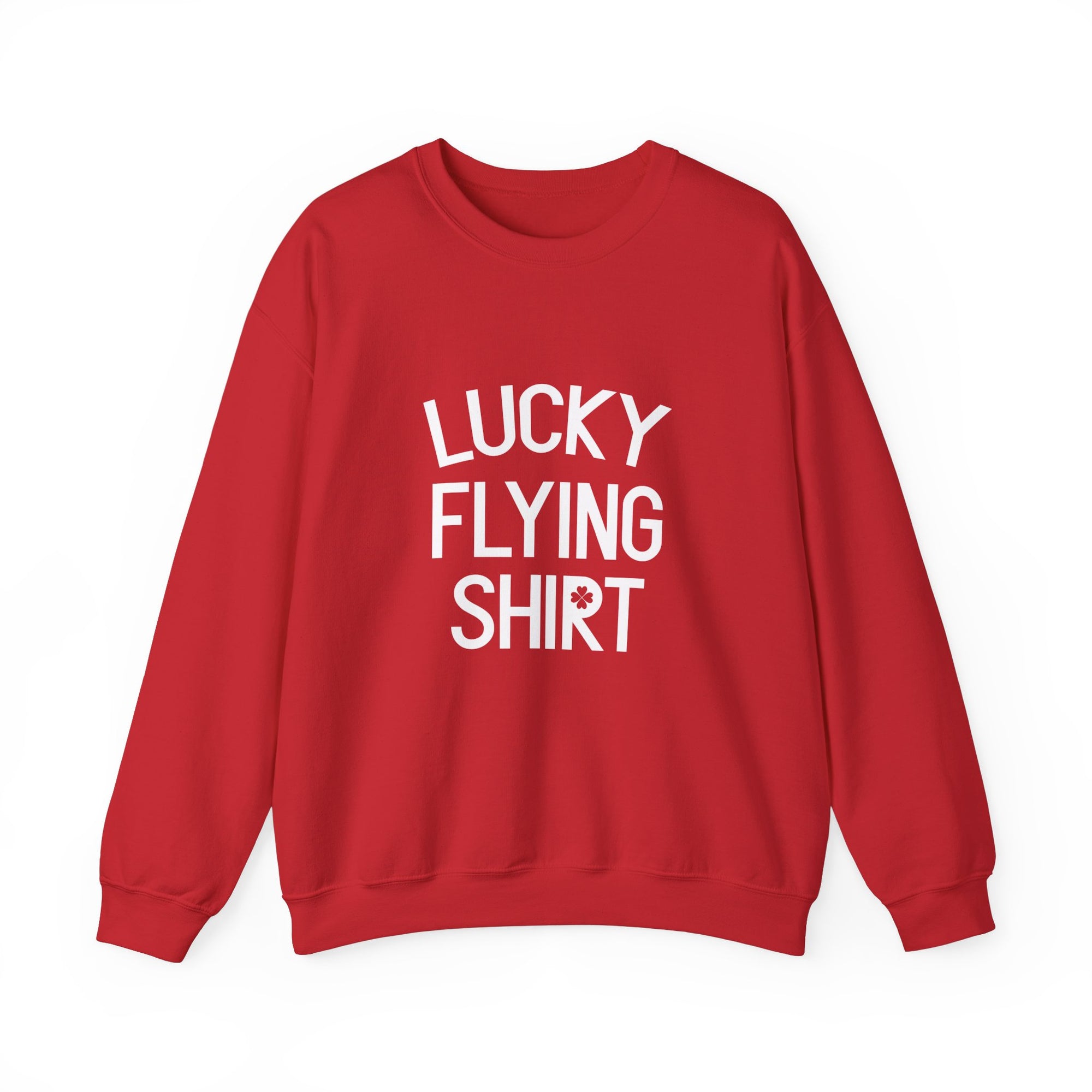 Lucky Flying Shirt  Crewneck Sweatshirt - Travel Inspiring Cozy Apparel
