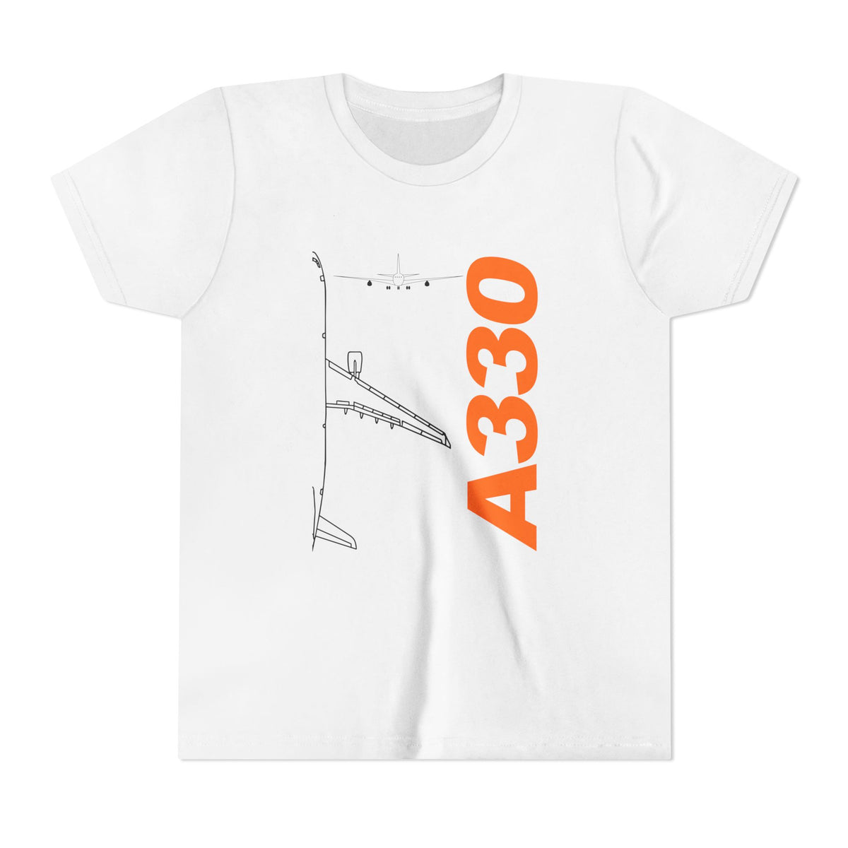Airbus A330 - Unisex Youth Short Sleeve Tee