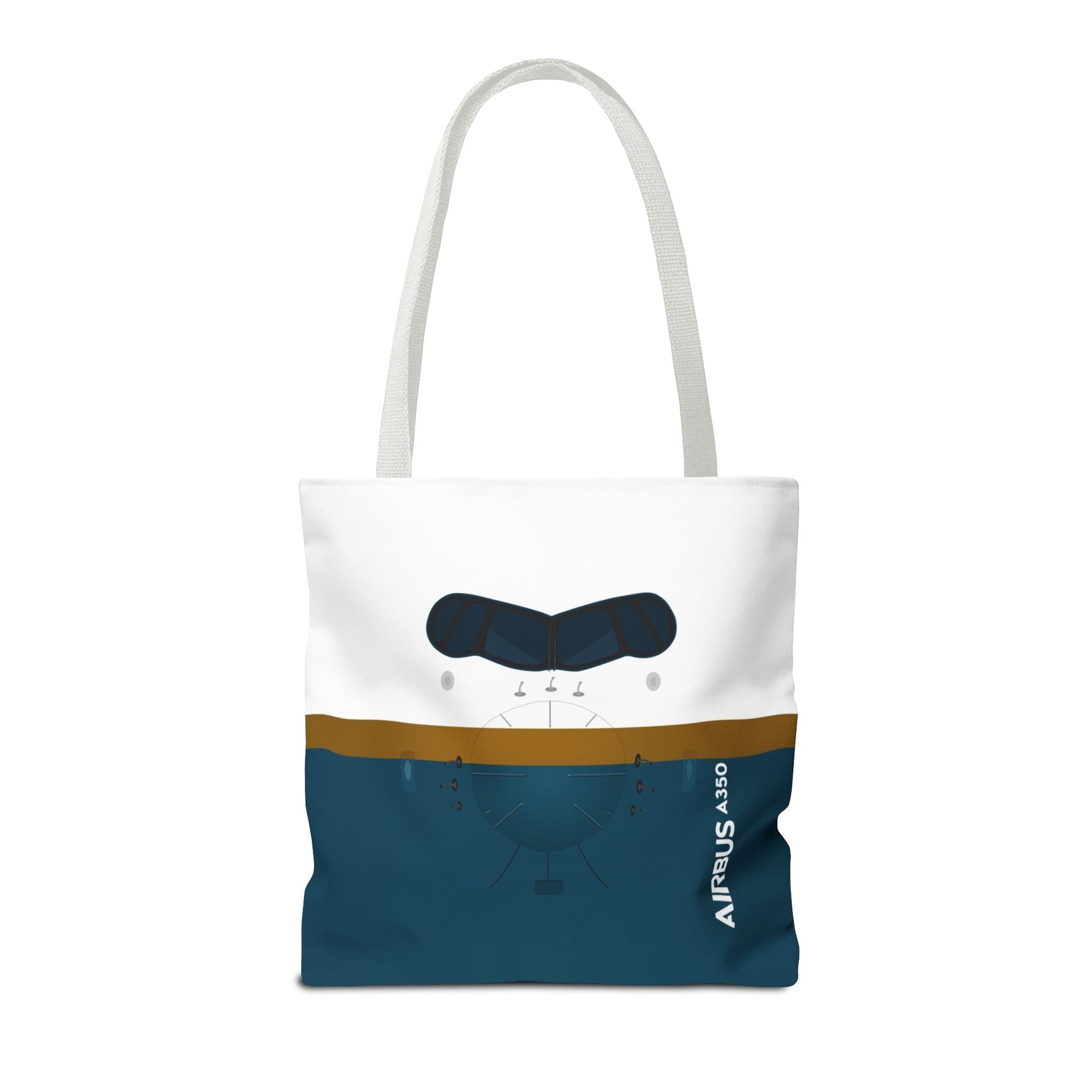 A350 Tote Bag — Printed Green Travel Tote
