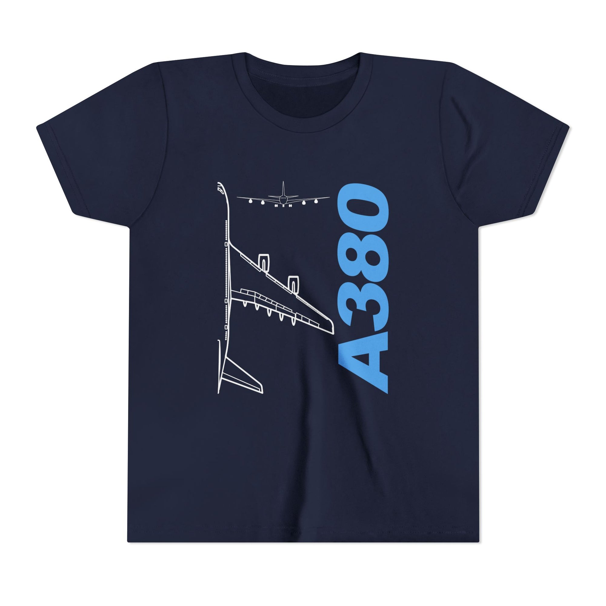 Airbus A380 - Unisex Youth Short Sleeve Tee