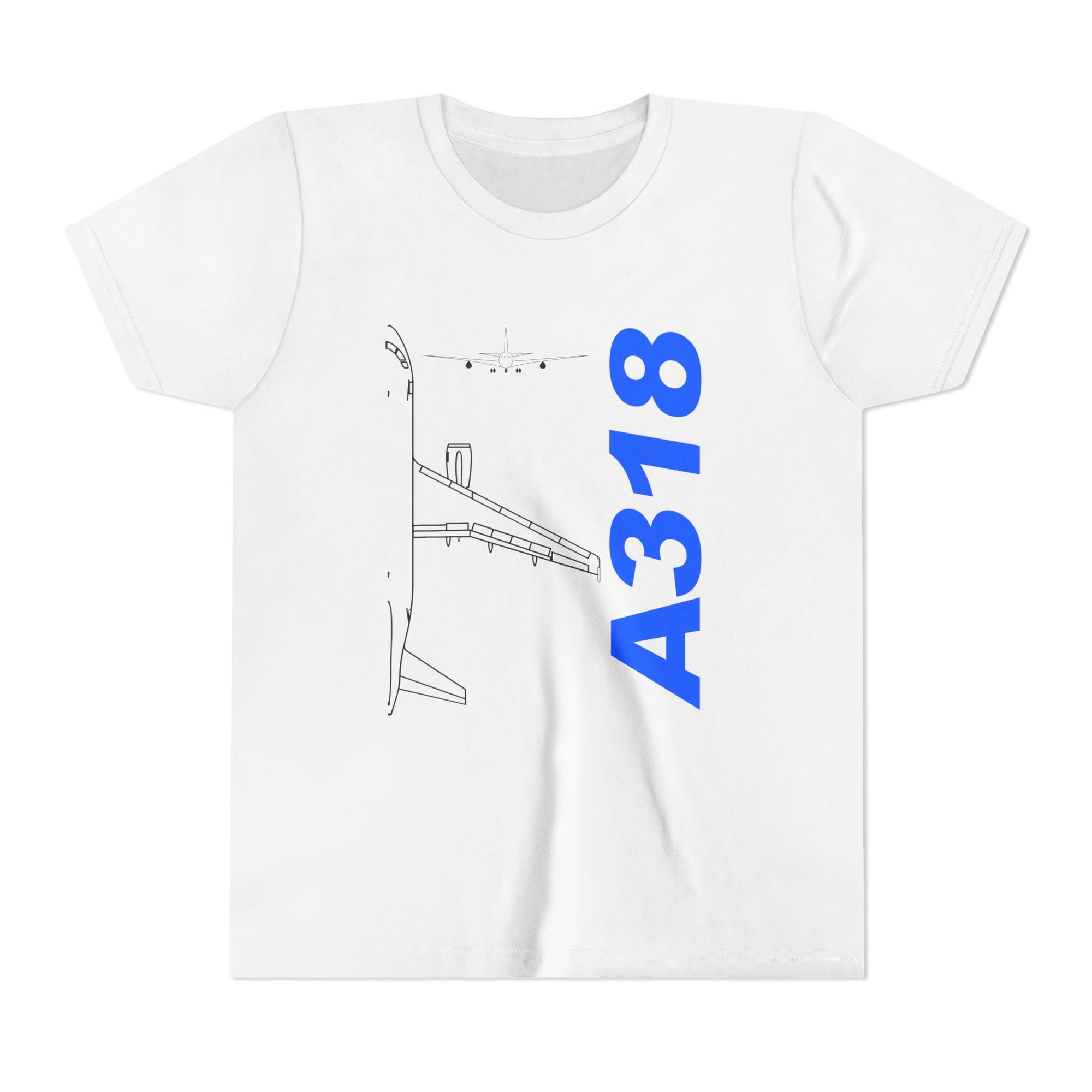 Airbus A318 - Unisex Youth Short Sleeve Tee
