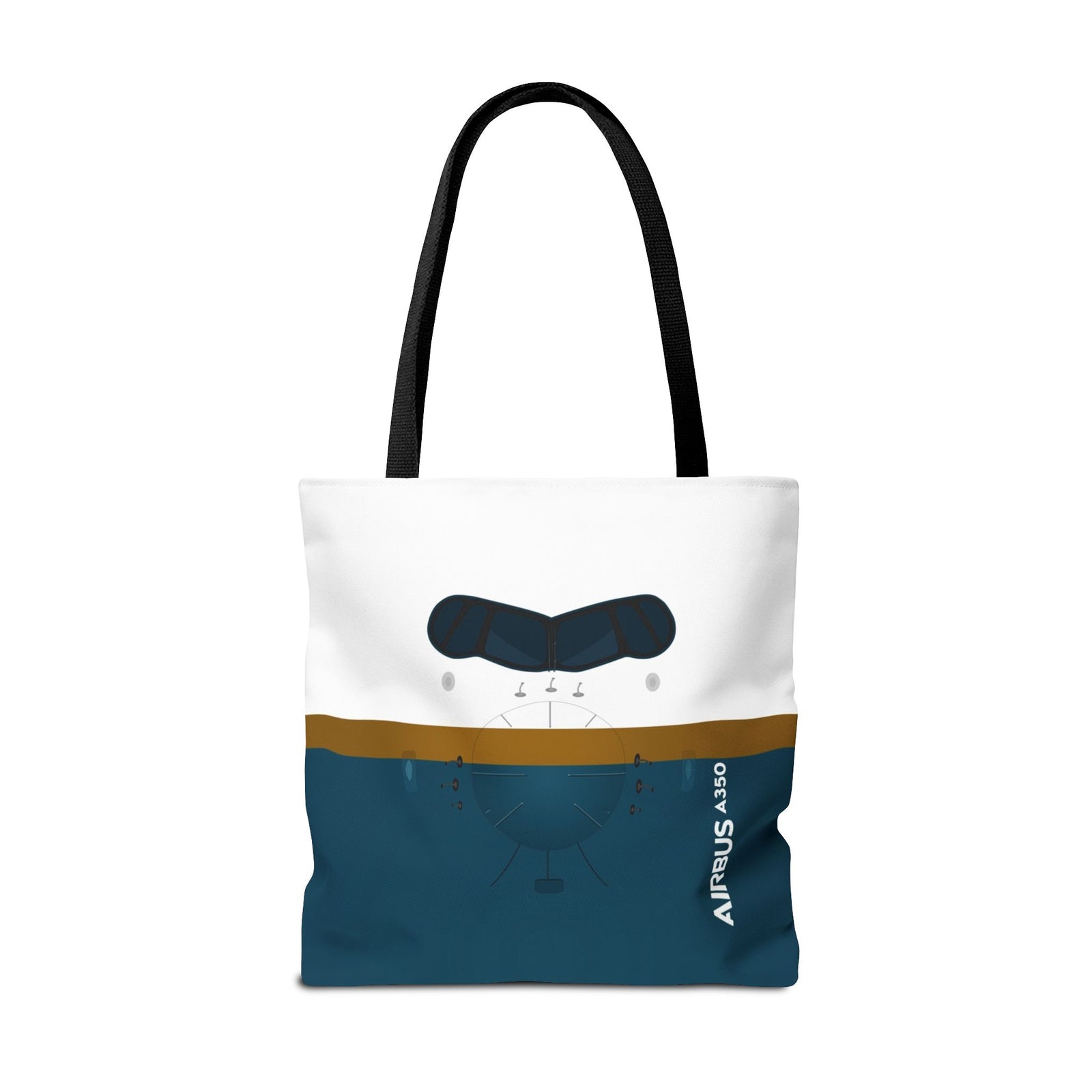 A350 Tote Bag — Printed Green Travel Tote