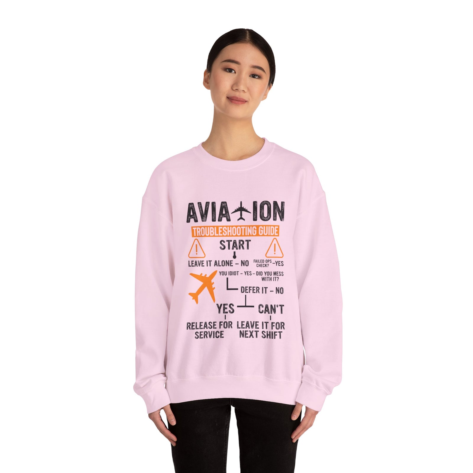 Aviation Troubleshooting Guide  -  Crewneck Sweatshirt