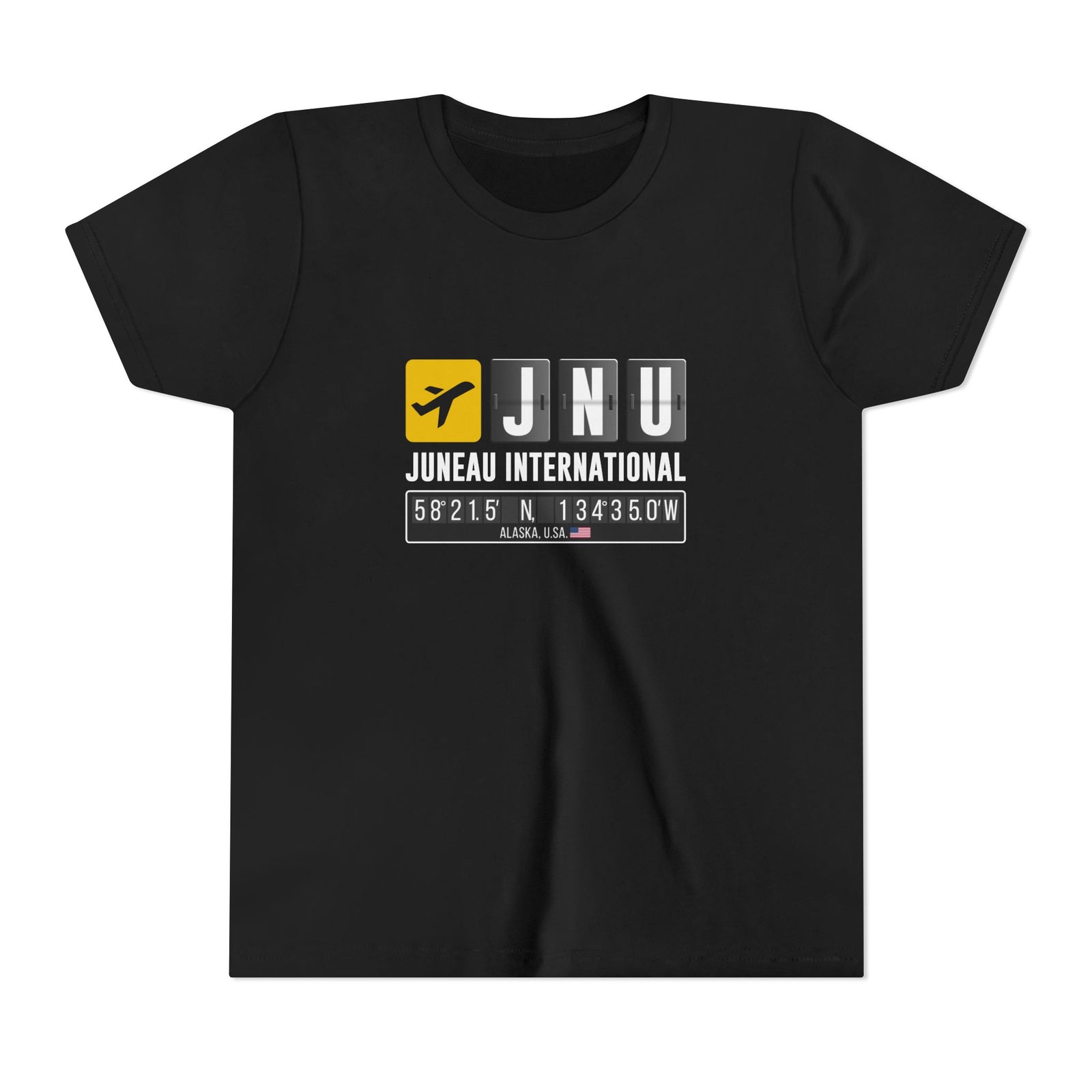 JNU Juneau International Airport  - Unisex Youth Short Sleeve Tee