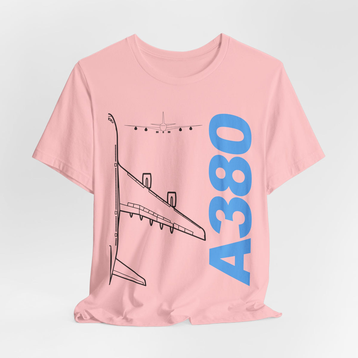 Airbus A380 Unisex Jersey Tee - Perfect for Aviation Enthusiasts
