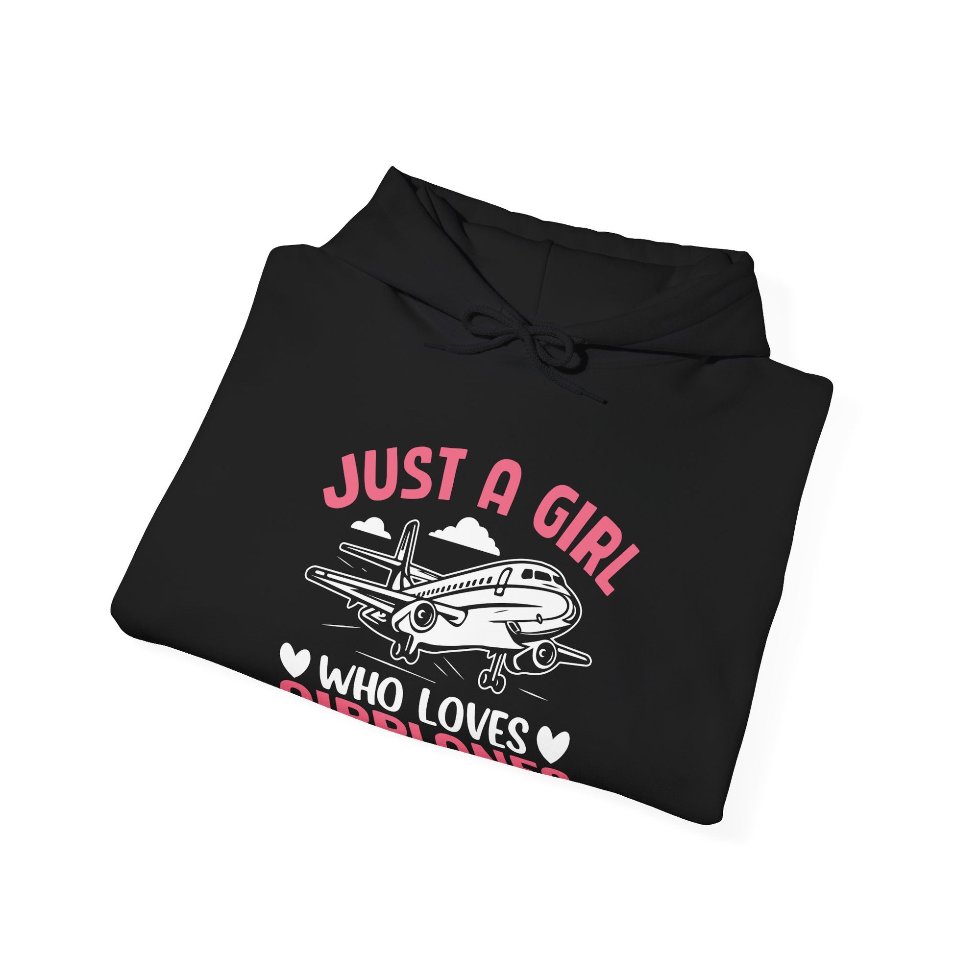 Just A Girl Who Loves Aieplanes  - Pullover Hoodie