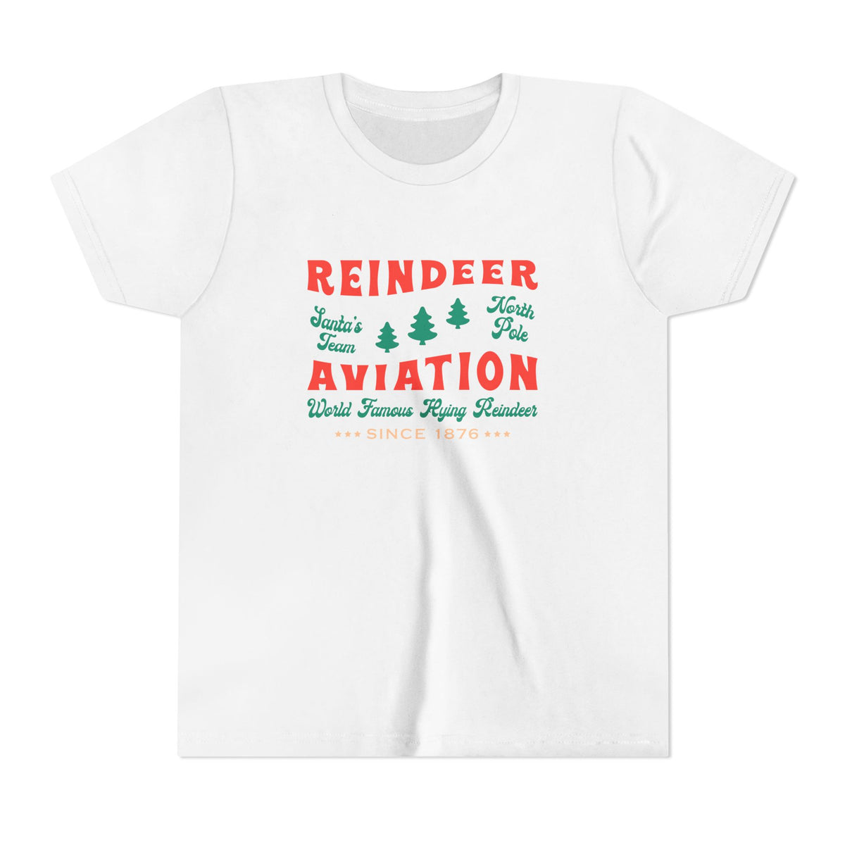 Reindeer Aviation    - Unisex Youth Short Sleeve Tee